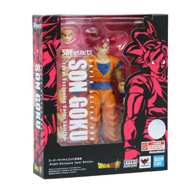 Bandai S.H.Figuarts Dragon Ball Super  Super Saiyan God Son Goku Event Exclusive Color Edition Action Figure