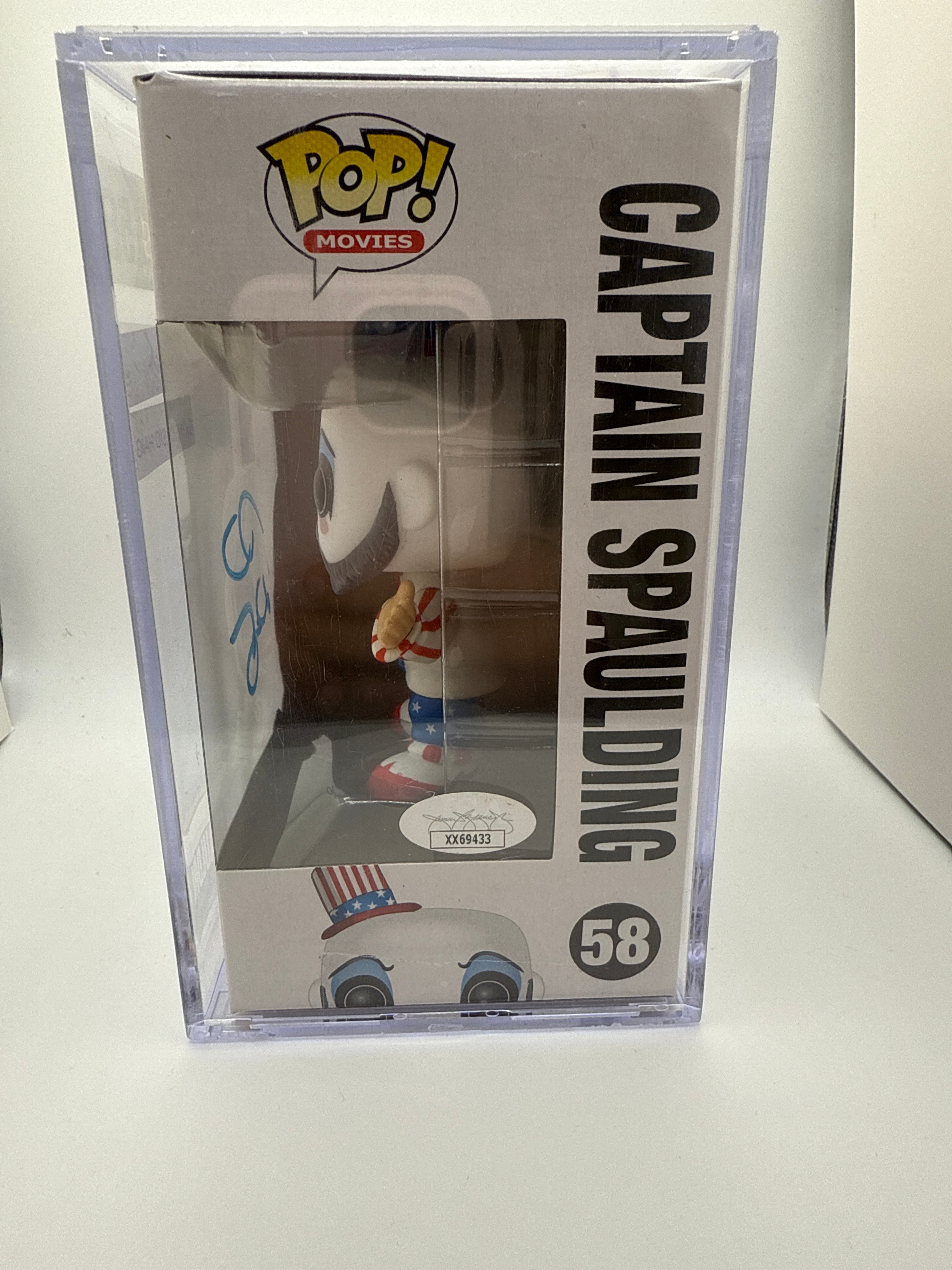 Signed Funko Pop Movies Captain Spaulding From the Classic Rob Zombie Film, Captain Spaulding #58