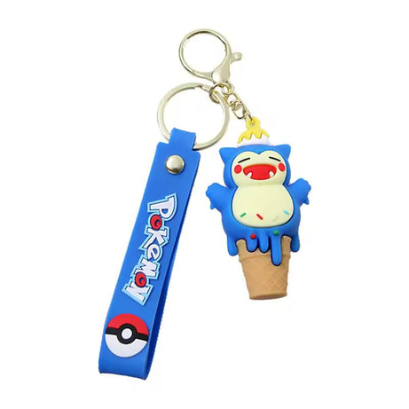 Pokémon Snorlax Ice Cream Cone Keychain