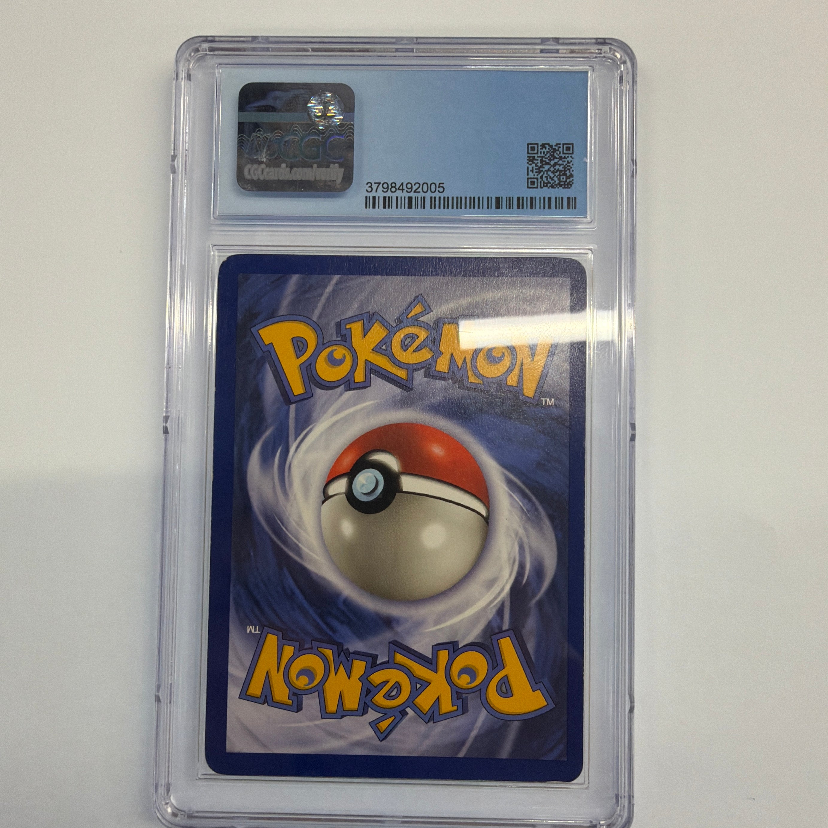 Pokemon TCG - CGC Ex/NM+ 6.5 Base Set Unlimited Vaporeon 13/102 Holo