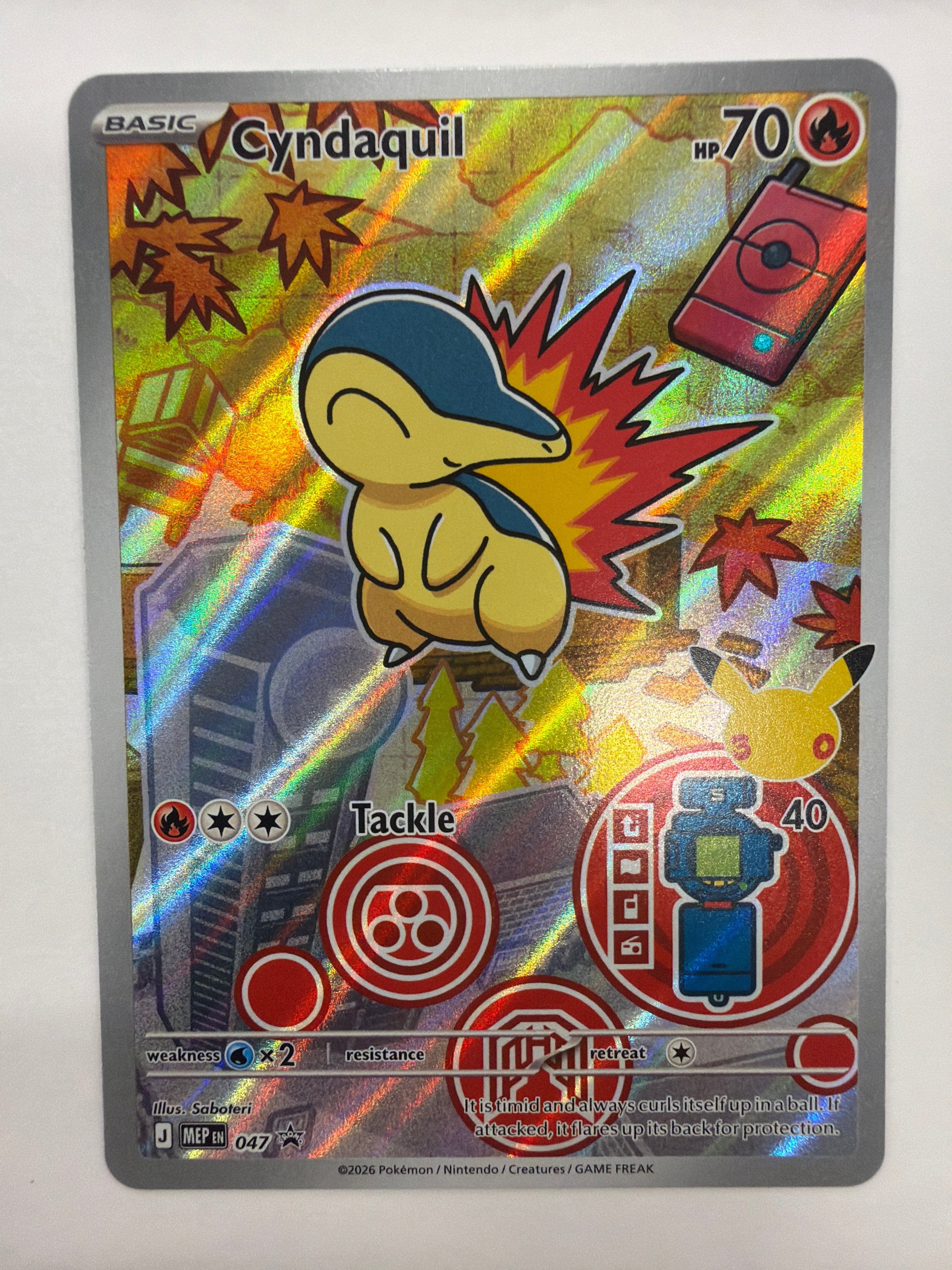 Pokémon TCG - Mega Evolution Promo Cyndaquil 047 NM
