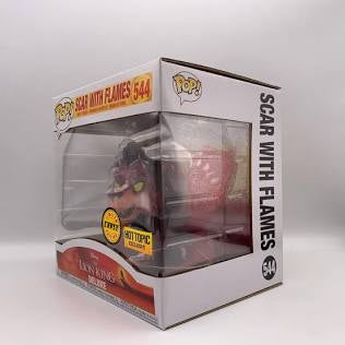 CHASE Funko Pop! Disney The Lion King Deluxe Scar with Flames Hot Topic Exclusive #544