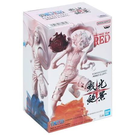 Bandai Banpresto One Piece Film Red Senkouzekkei Monkey D Luffy Statue