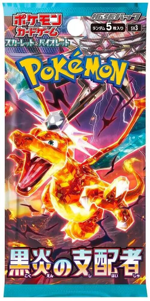 Pokémon TCG - Ruler of the Black Flame sv3 Booster Pack