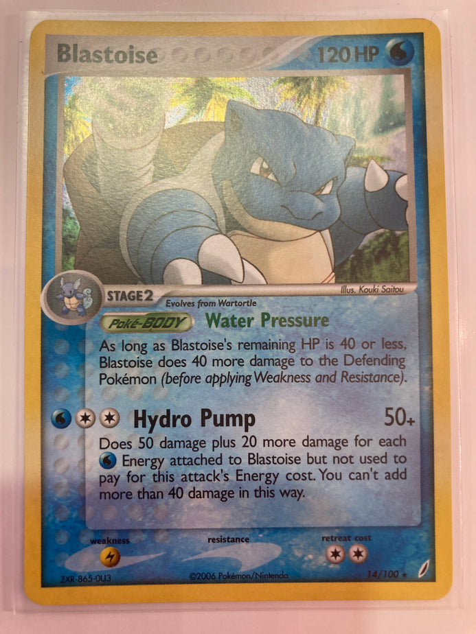 Pokmon TCG Blastoise 14/100 Crystal Guardians Holo Mint True Believers Gaming and Collectibles Pokmon TCG Blastoise 14/100 Crystal Guardians Holo Mint True Believers Gaming and Collectibles