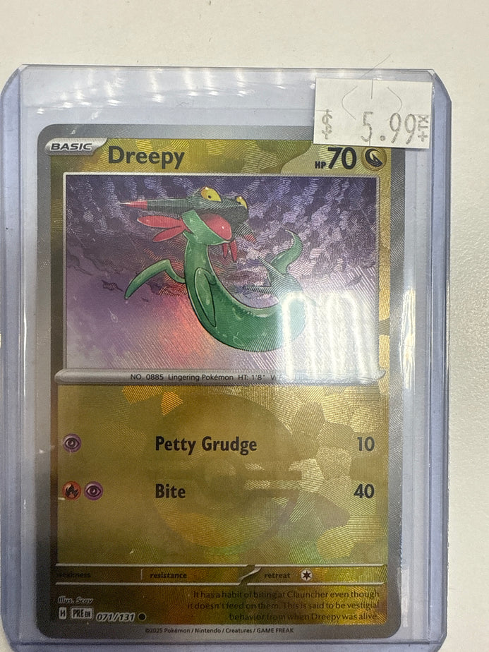 Pokemon TCG Dreepy (Pokeball Pattern) 071-131 Prismatic Evolutions NM –  True Believers Gaming and Collectibles
