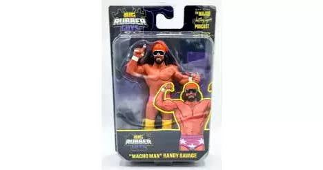 Major Wrestling Figure Podcast Big Rubber Guys Macho Man Series 4 (Pink Tights) Figure