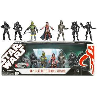 Hasbro Star Wars Republic Elite Forces Mandolarian & Omega Squad EEE Action Figures
