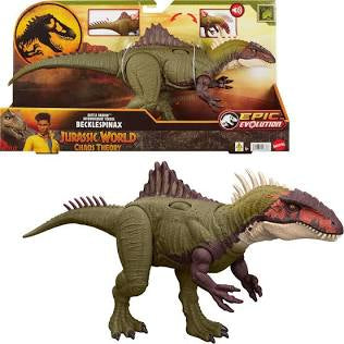 Mattel Jurassic World Chaos Theory Epic Evolution Battle Roarin Becklespinax