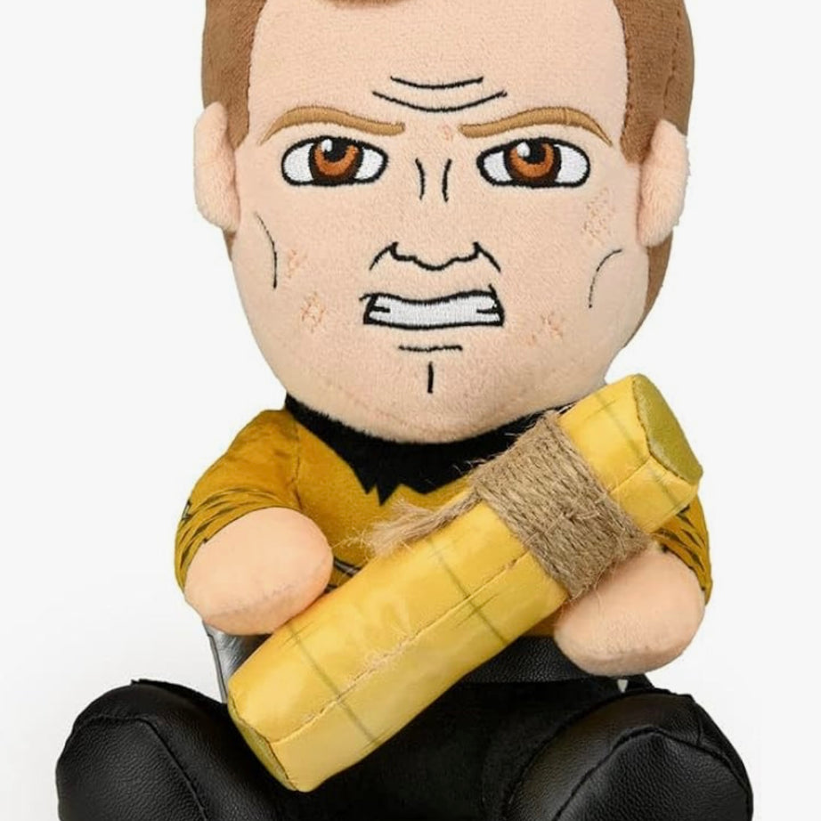 Kidrobot Star Trek Fighting Captain Kirk 8” Phunny Plush