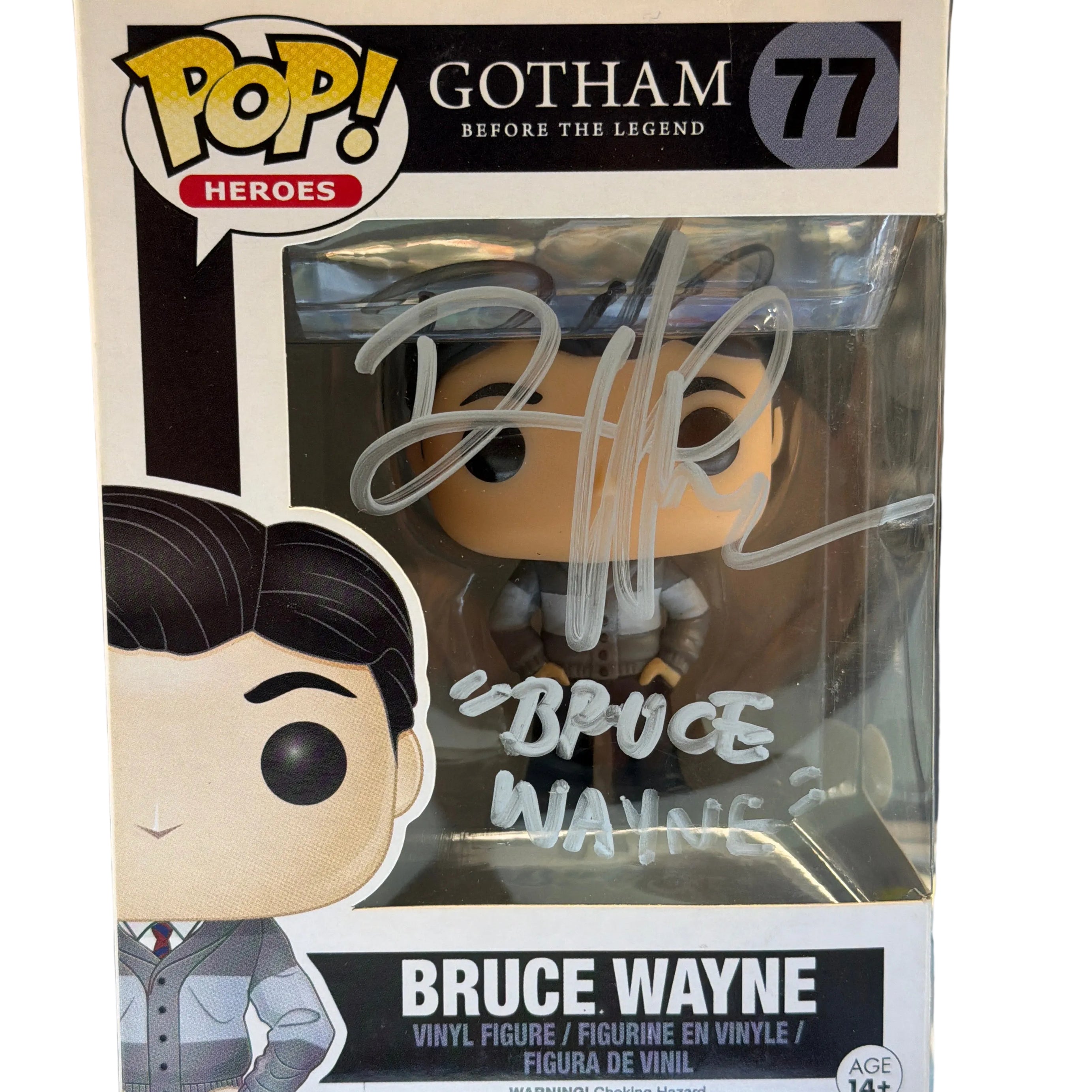 (SIGNED) Funko Pop! Heroes Gotham Before The Legend Bruce Wayne #77