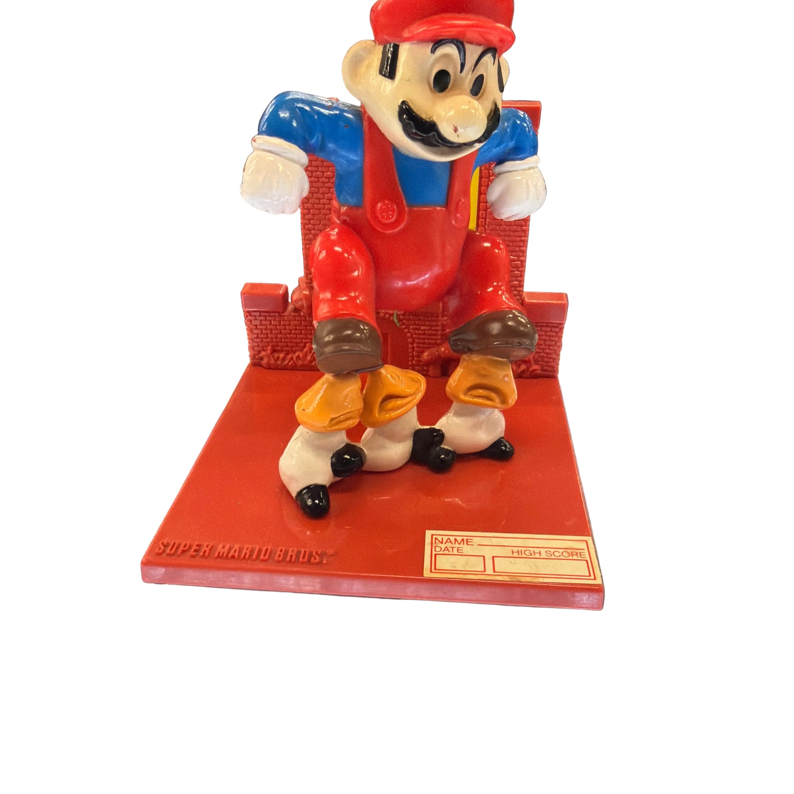 1988 Nintendo Super Mario Bros. "Mario Stomps the Goombas" Trophy Figure