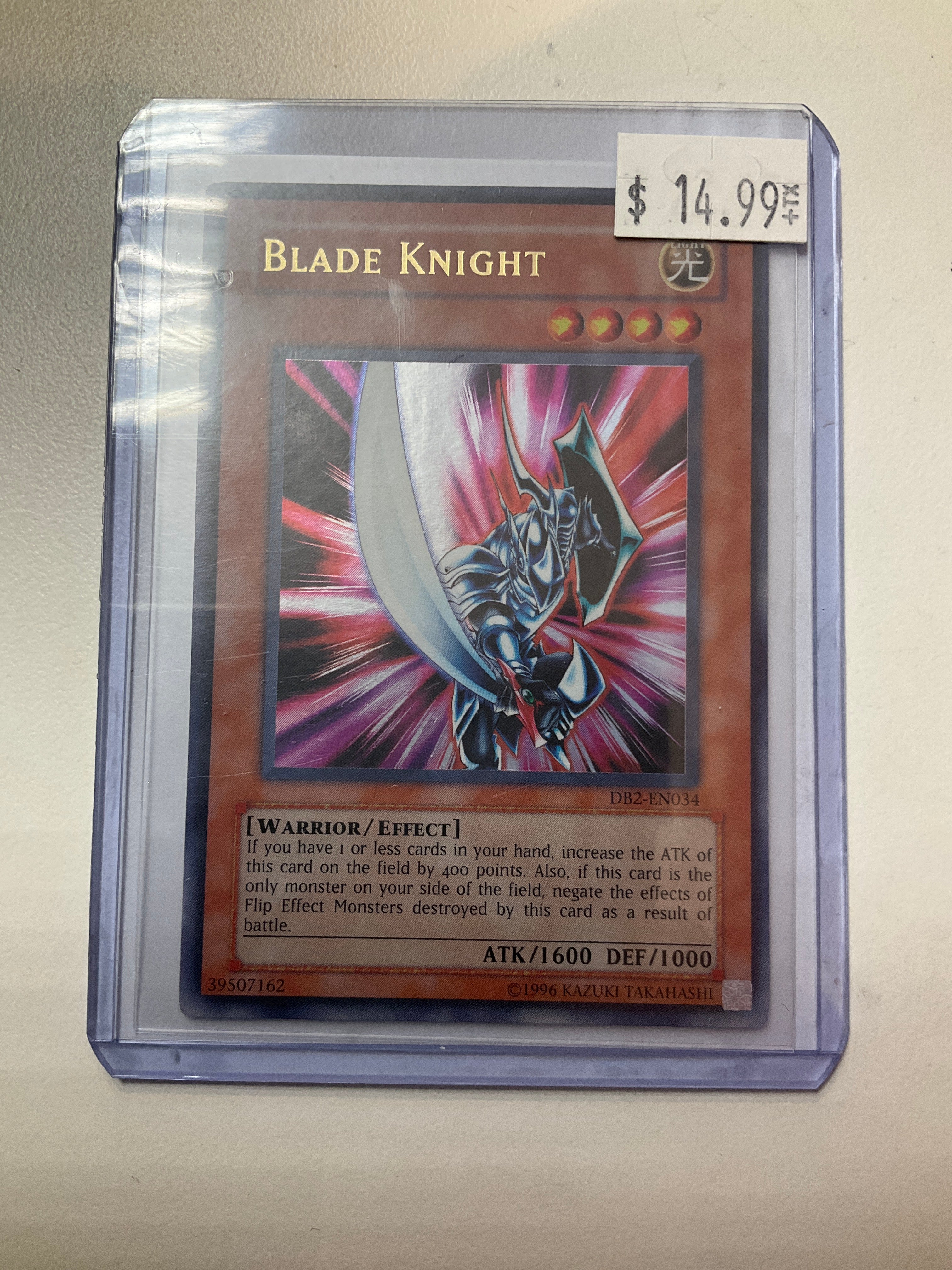 Yugioh TCG Blade Knight DB2-EN034 UR Mint True Believers Gaming and Collectibles Yugioh TCG Blade Knight DB2-EN034 UR Mint True Believers Gaming and Collectibles