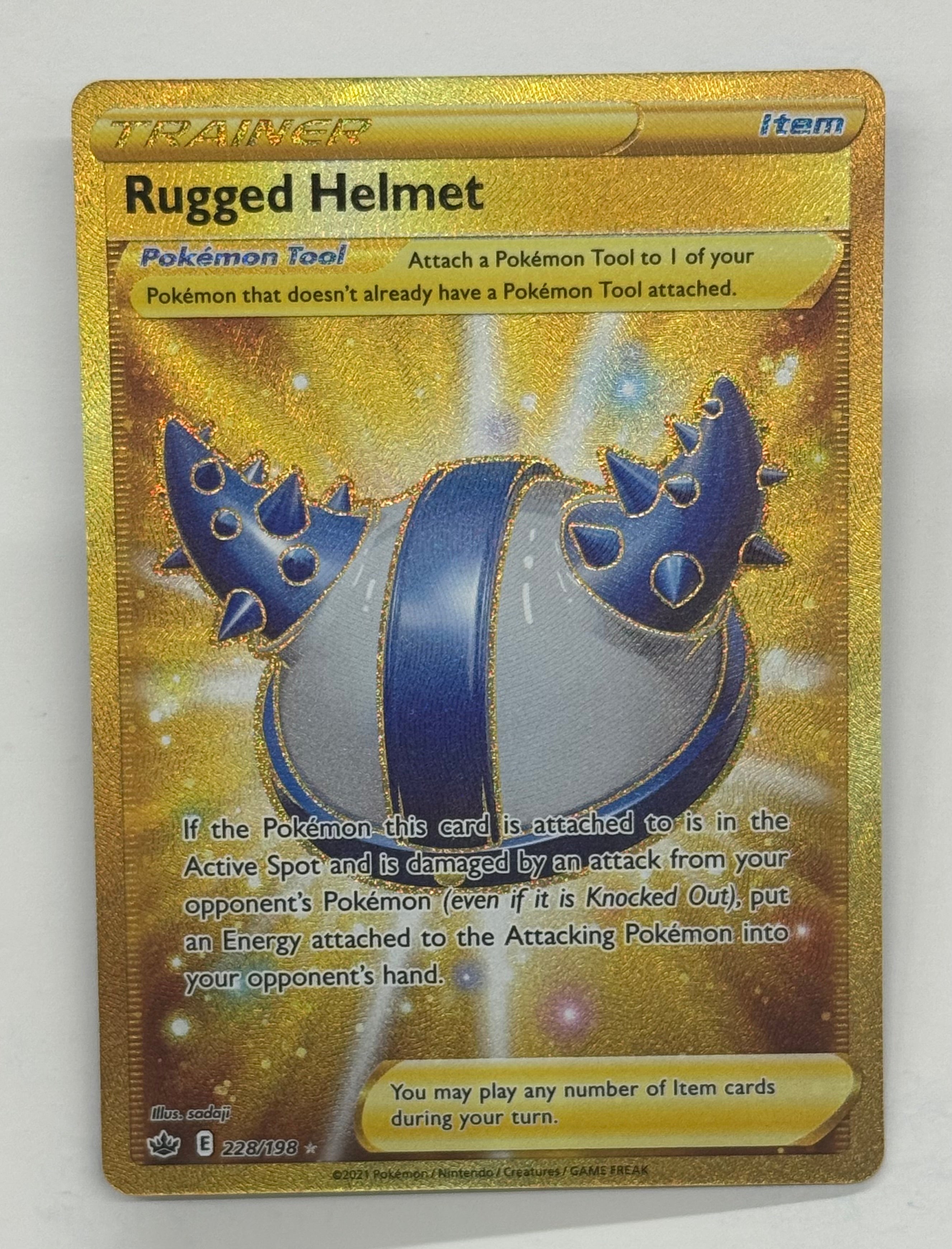 Pokémon TCG - Chilling Reign Rugged Helmet 228/198 NM