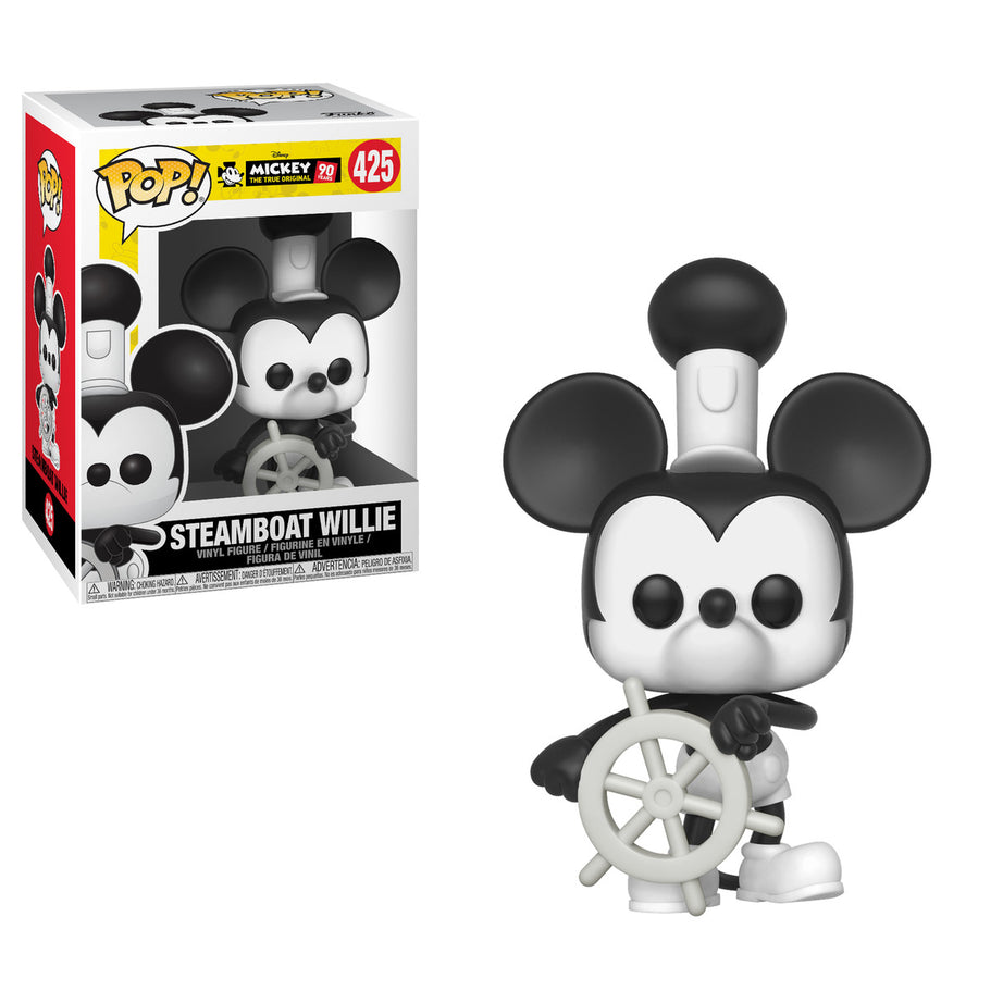 Funko Pop! Disney Mickey The True Original 90 Years Steamboat Willie #425