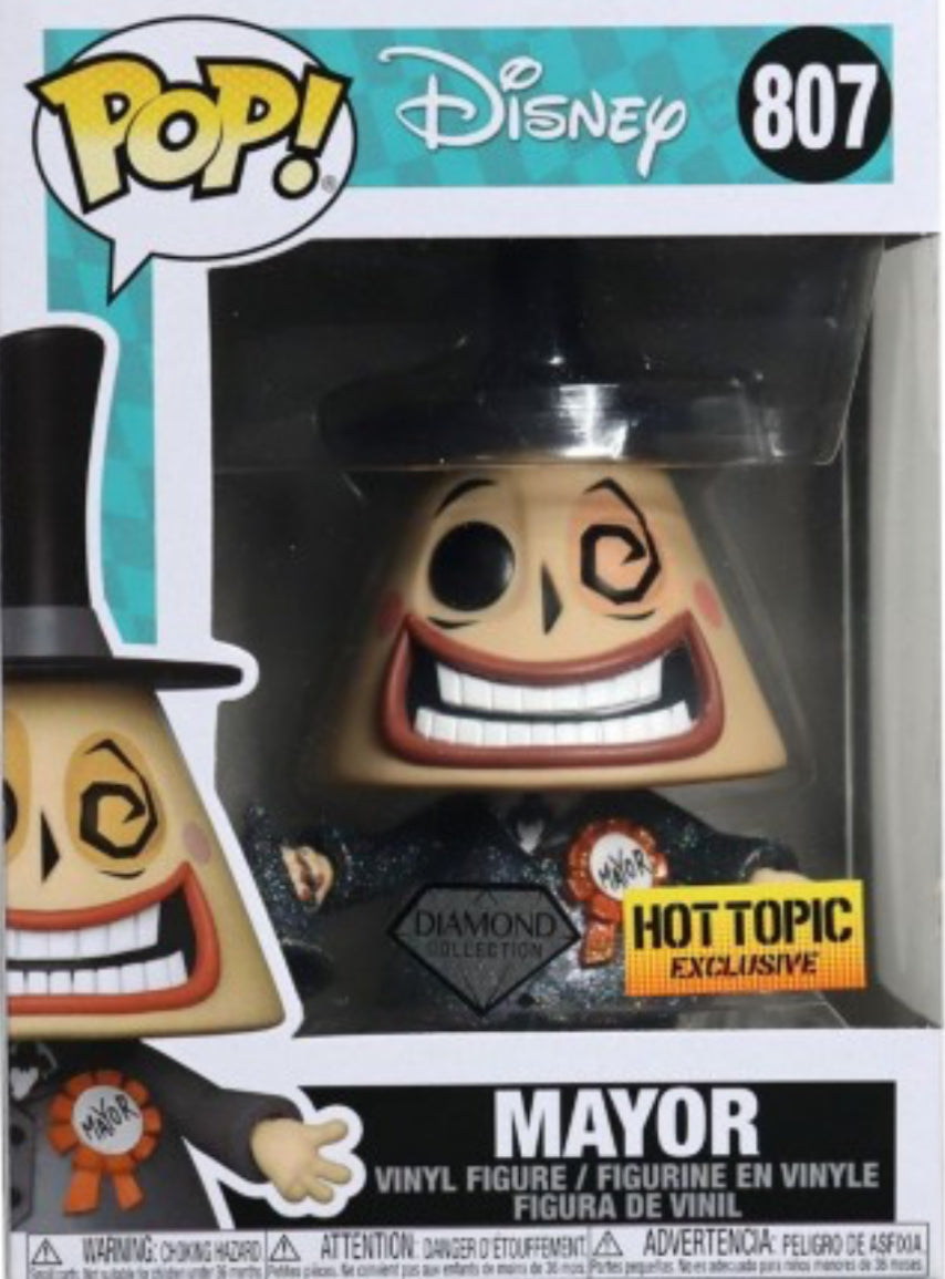 Funko Pop! Disney Mayor Diamond Collection Hot Topic Exclusive #807