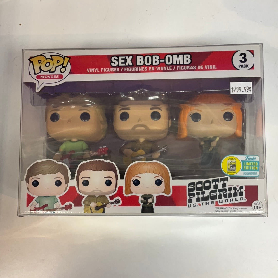 Funko Pop Scott Pilgrim Vs. The World Sex Bob-Omb 3Pack 2016 LE San Di –  True Believers Gaming and Collectibles