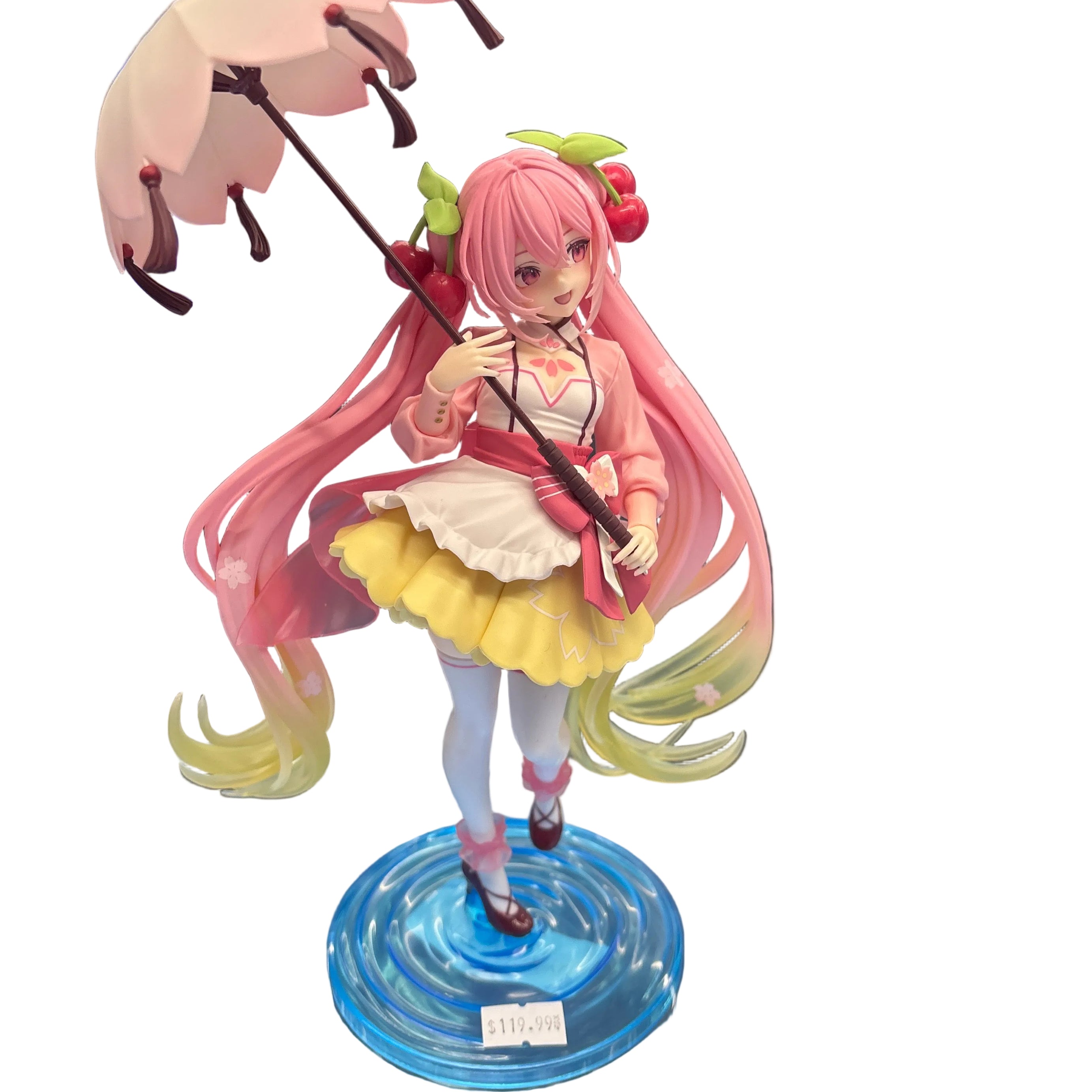 Taito AMP+ Sakura Miku Special Color Ver Umbrella Statue