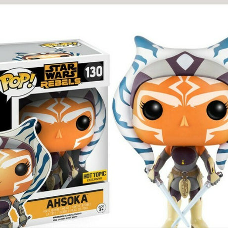 Funko Pop! Star Wars Rebels Ahsoka #130 Hot Topic Exclusive