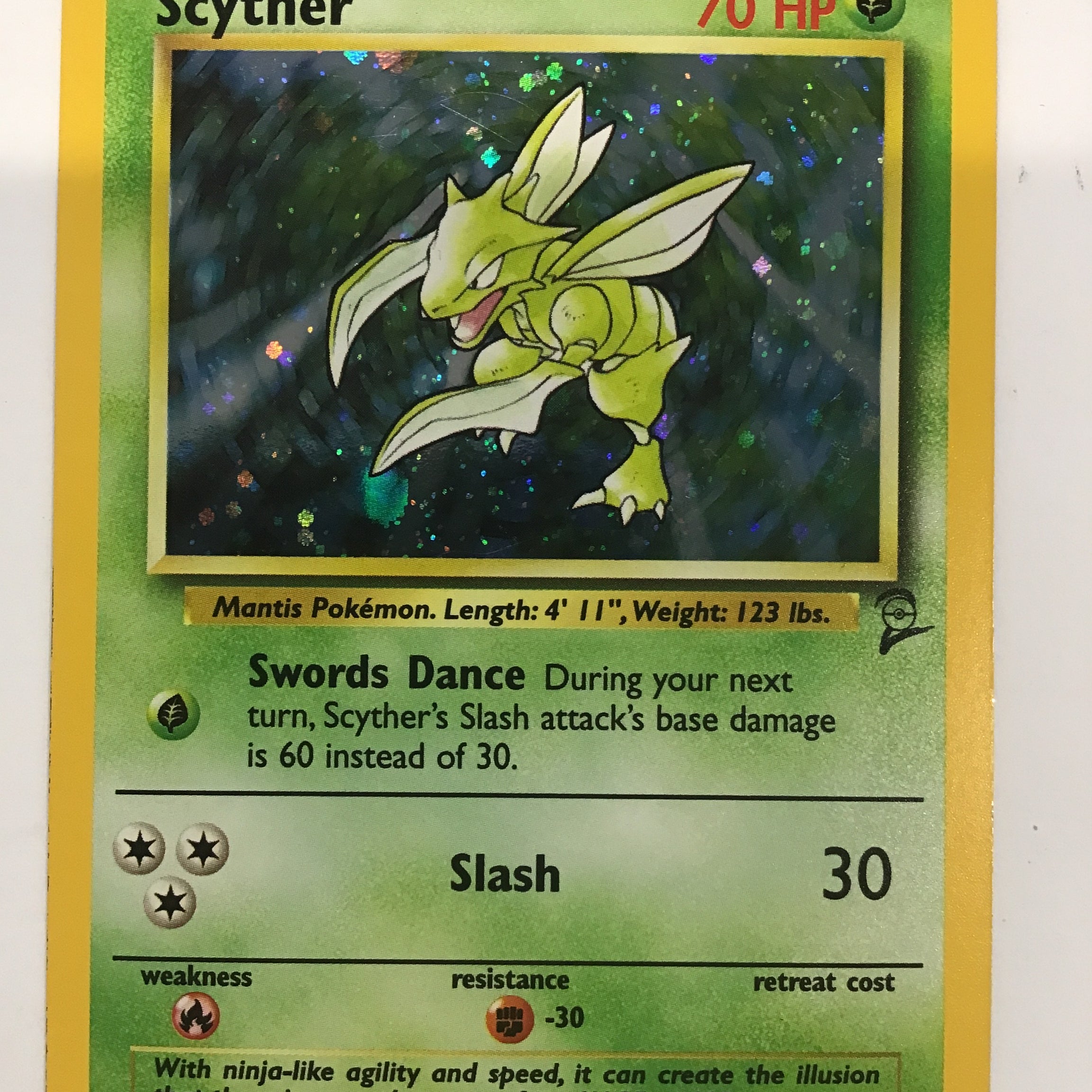 Pokémon TCG - Base Set 2 Scyther Holo 17/130 NM