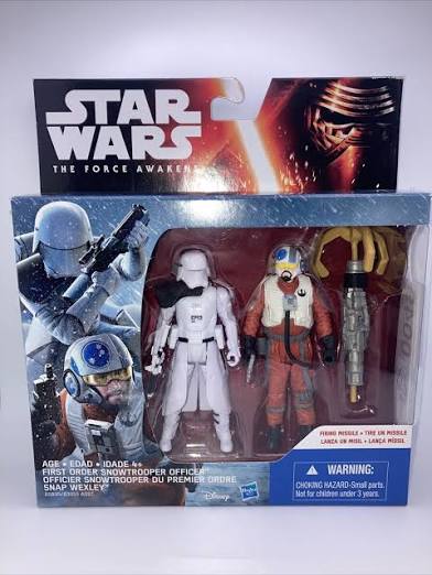 Hasbro Disney Star Wars The Force Awakens, First Order Snow Trooper Officer, Officer Snow Trooper du Premier Ordre, Snap Wexley Action Figures