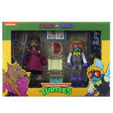 Neca Reel Toys Nickelodeon Teenage Mutant Ninja Turtles Splinter vs Baxter 2 Pack Action Figures