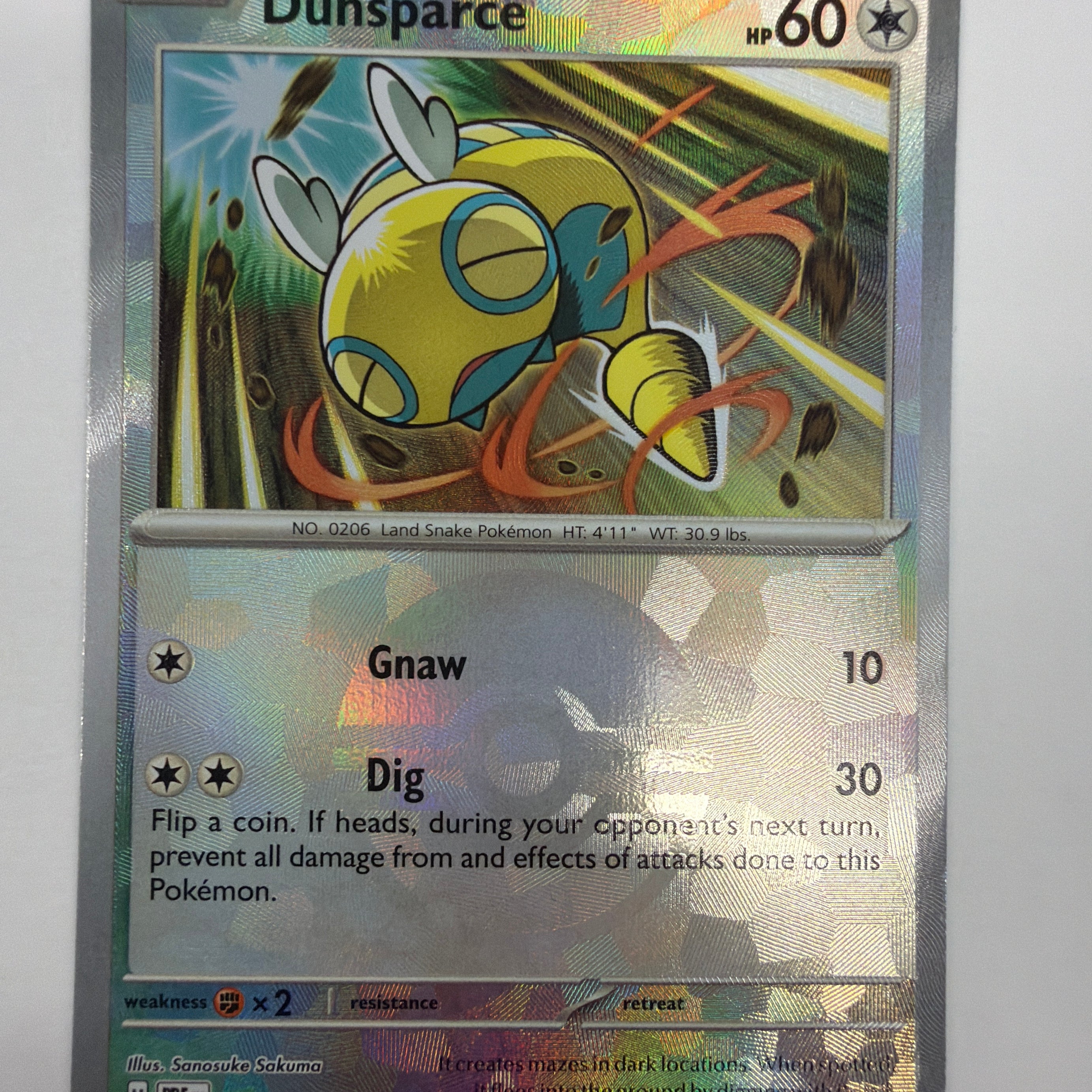 Pokémon TCG - Prismatic Evolutions Dunsparce 079/131 Pokeball NM