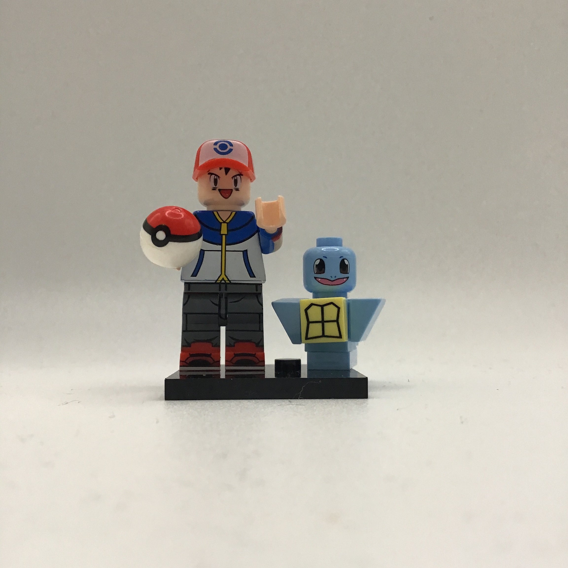 Pokémon Ash and Squirtle #1 Mini Block Figure