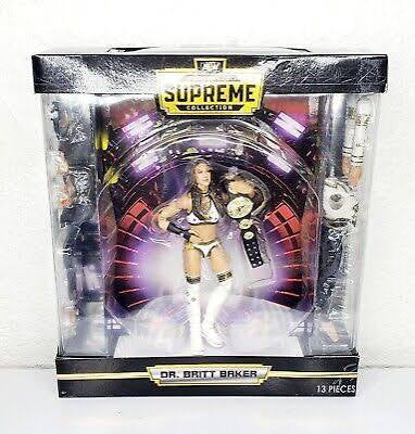 AEW Jazwares Unrivaled Supreme Collection Series 1 Dr. Britt Baker Action Figure