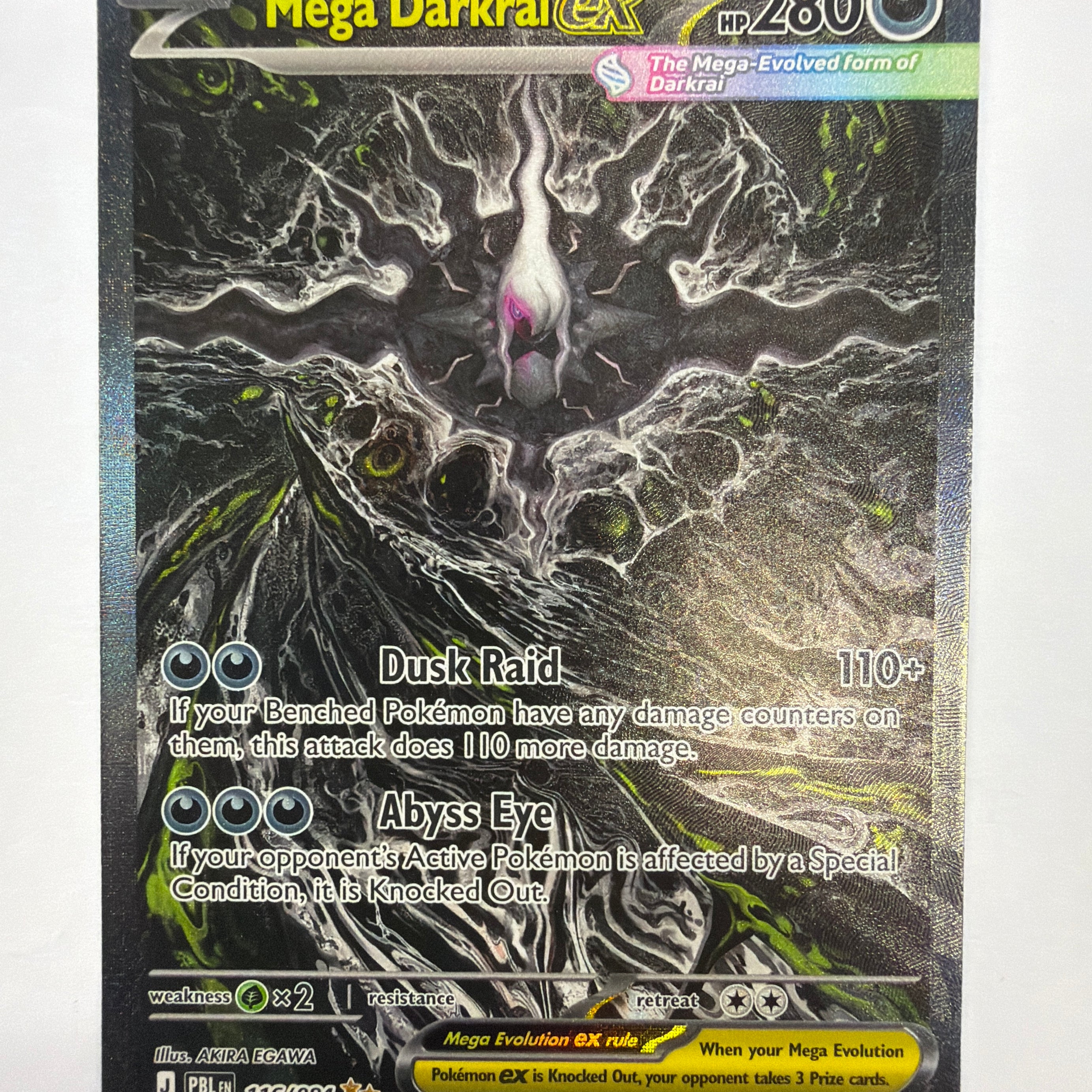 Pokémon TCG - Pitch Black Mega Darkrai ex 116/084 NM