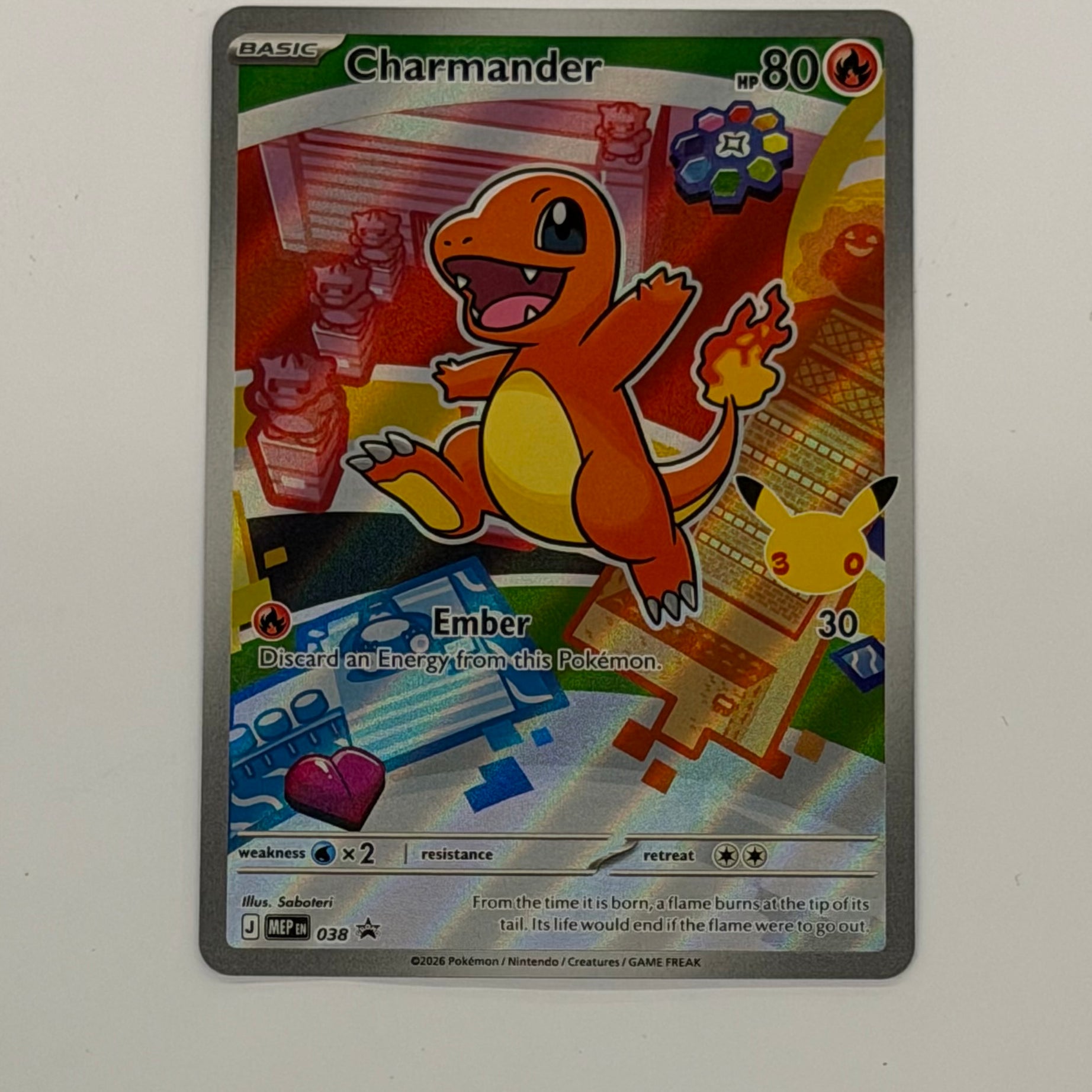 Pokémon TCG - Mega Evolution Promo Charmander 038 NM