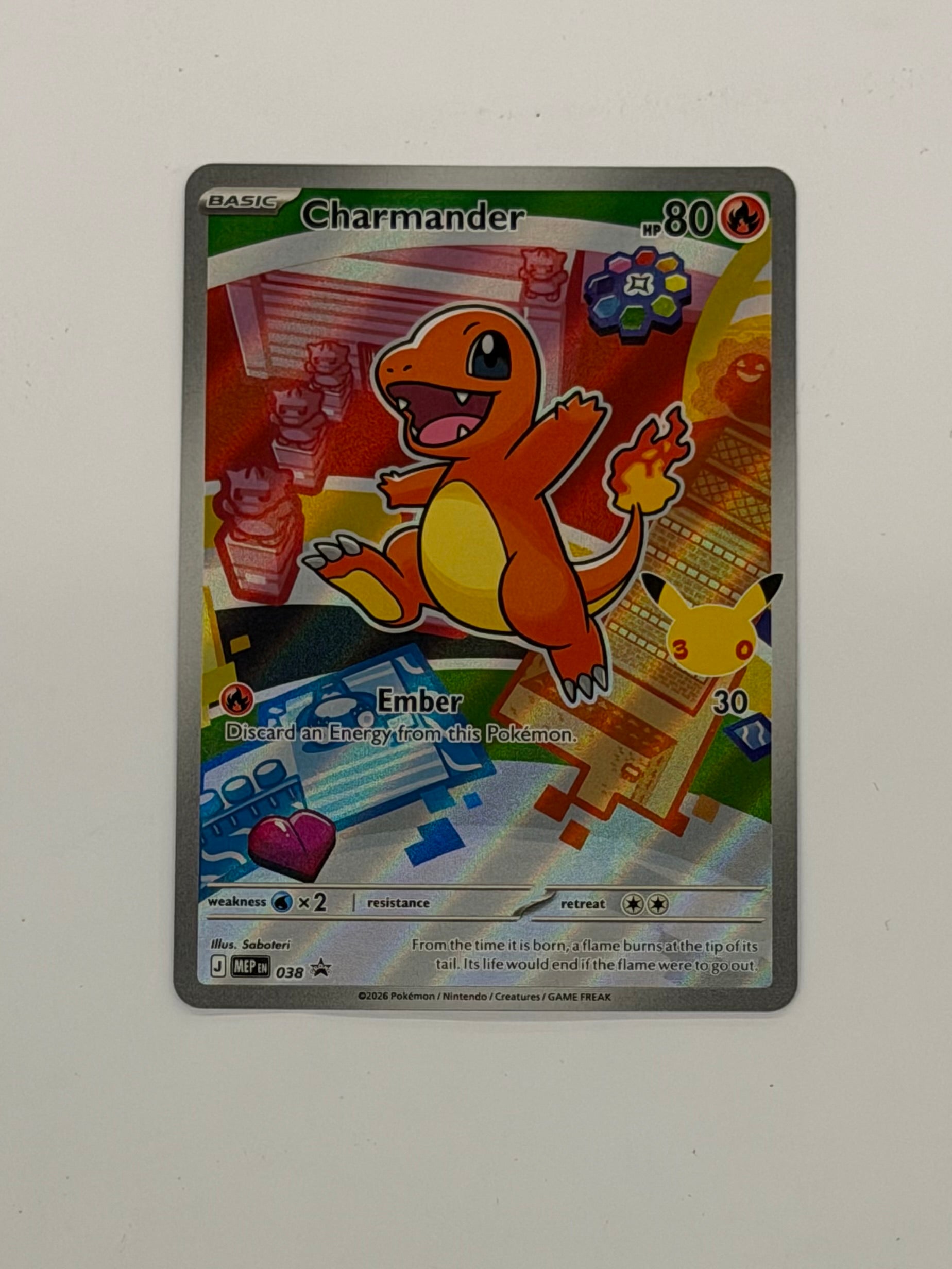 Pokémon TCG - Mega Evolution Promo Charmander 038 NM
