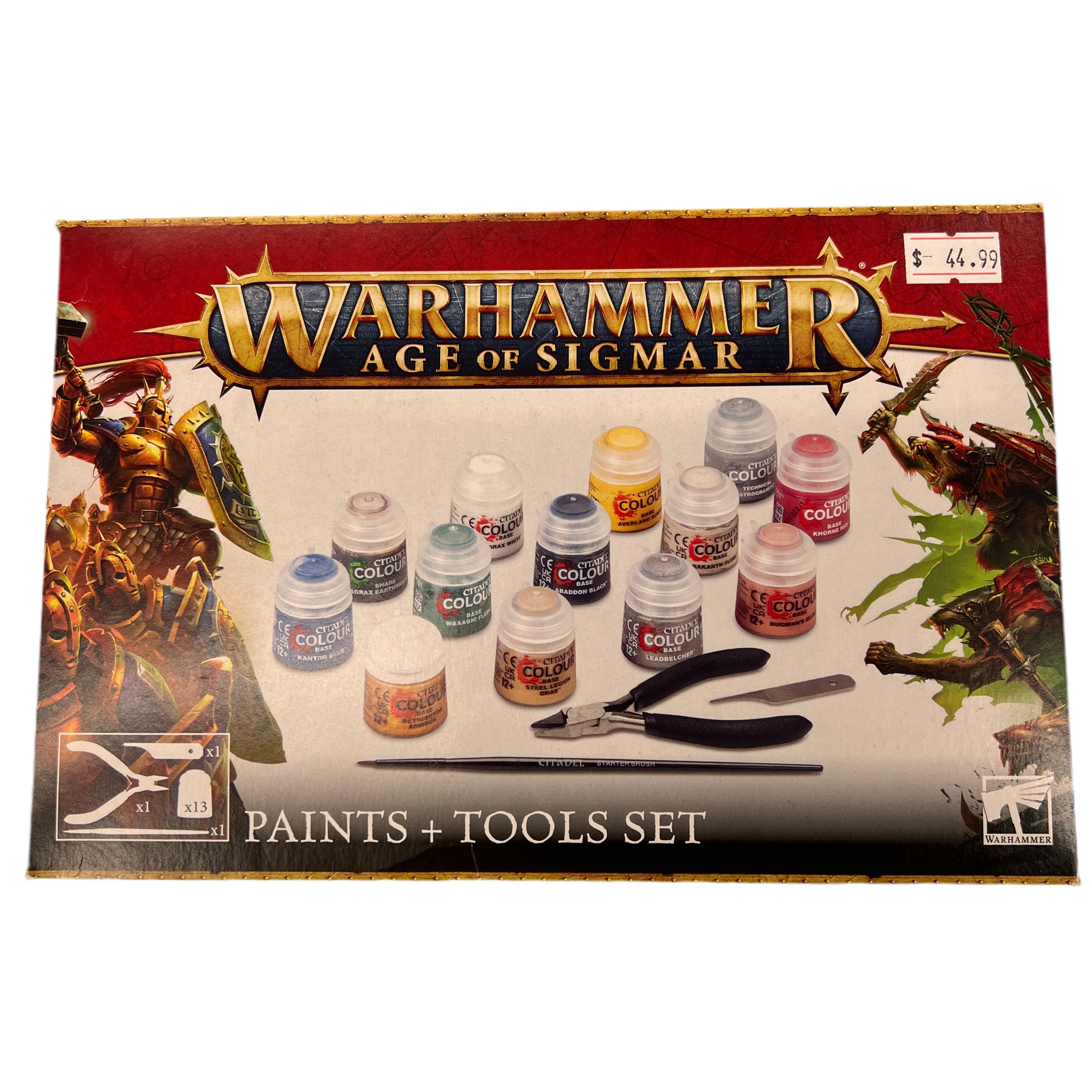 Games Workshop Citadel Warhammer Age of Sigmar Paints and Tools Set