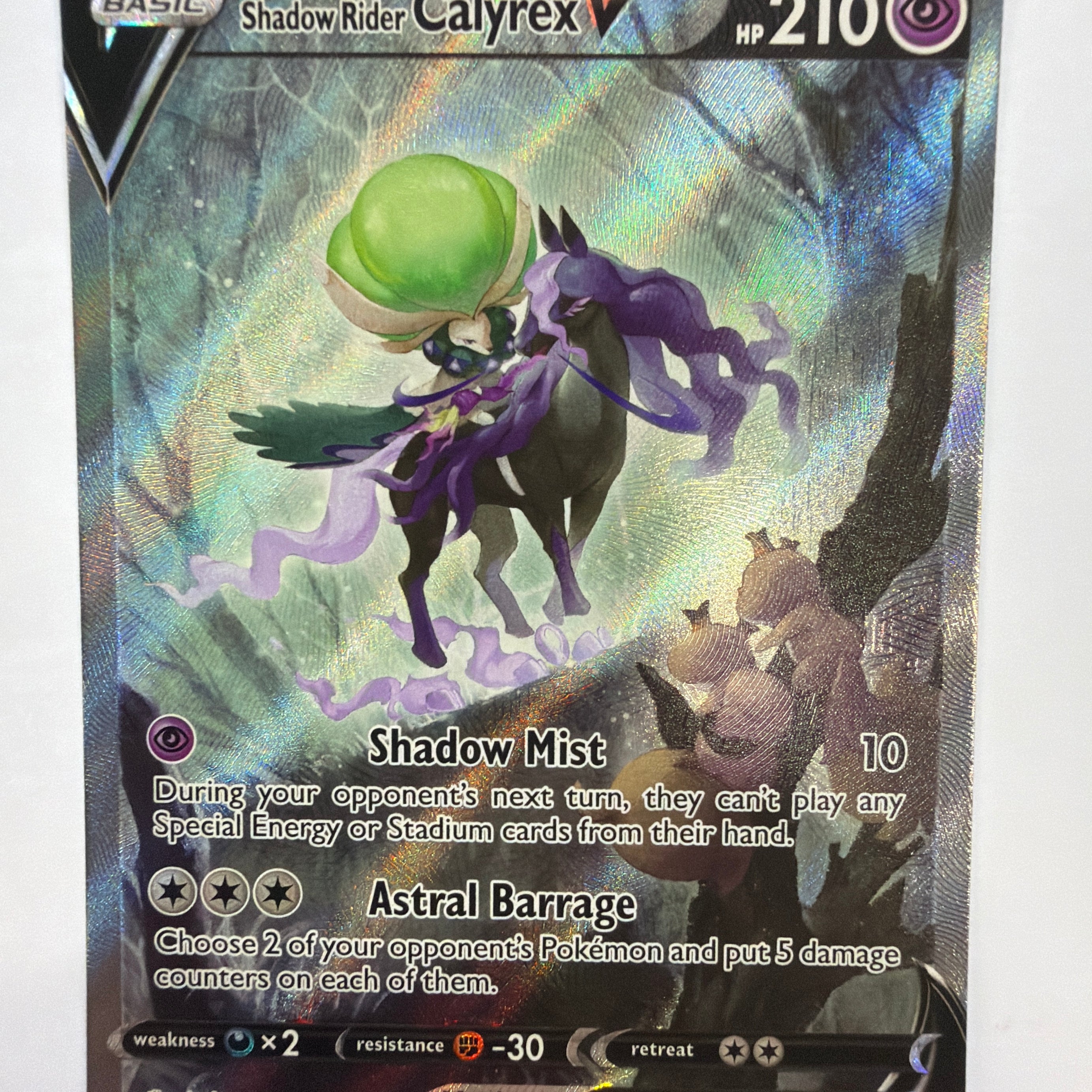 Pokémon TCG - Chilling Reign Shadow Rider Calyrex V 172/198 NM