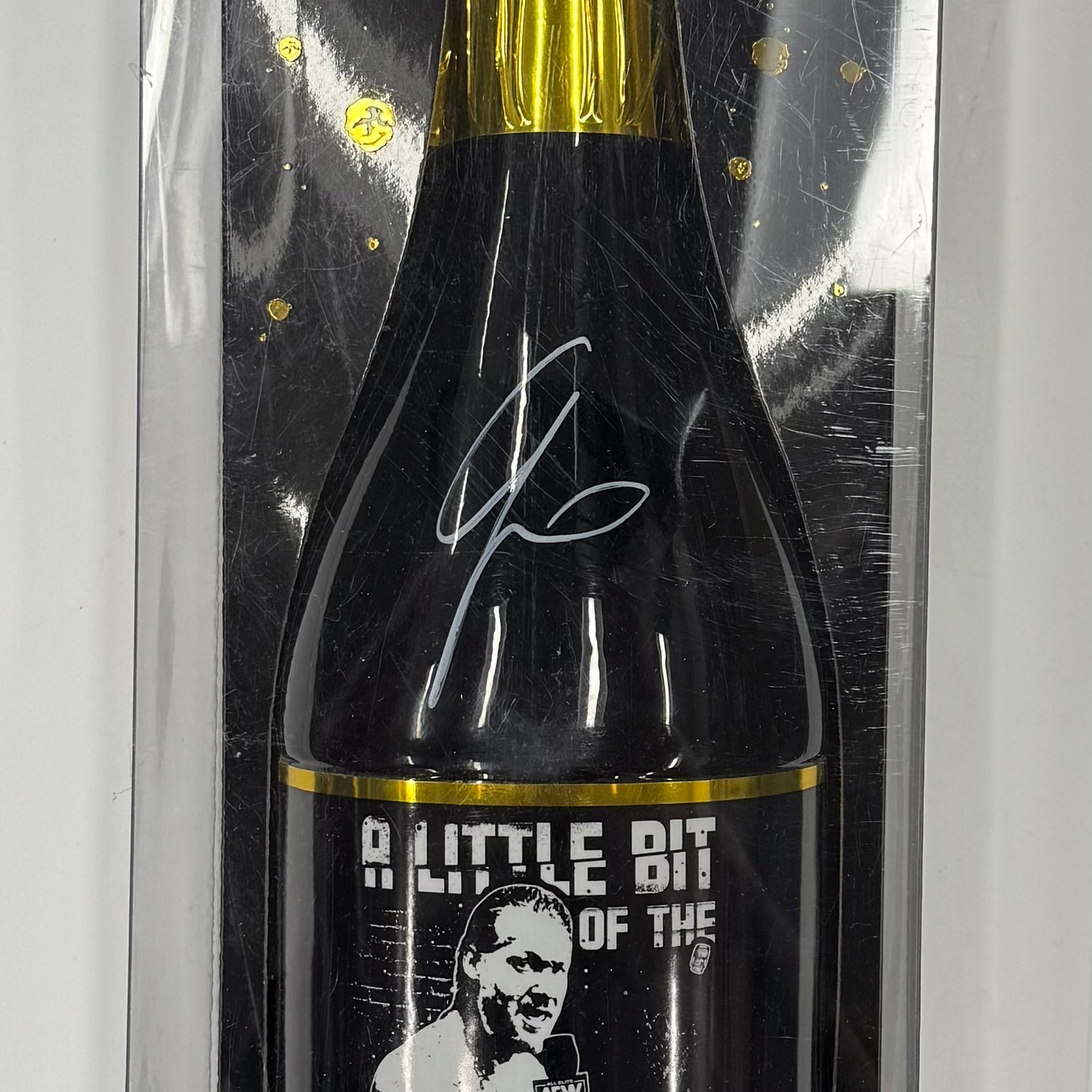 AEW Ringside Collectibles Exclusive Chris Jericho “A Little Bit of The Bubbly” Signed Action Figure W/ JSA Certification