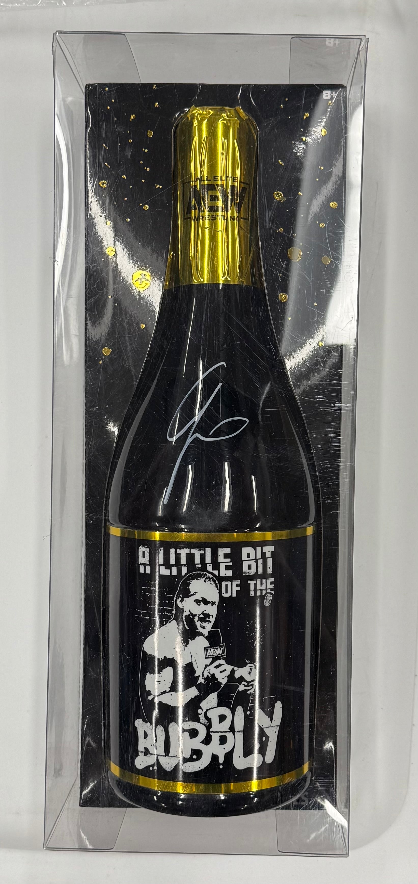 AEW Ringside Collectibles Exclusive Chris Jericho “A Little Bit of The Bubbly” Signed Action Figure W/ JSA Certification