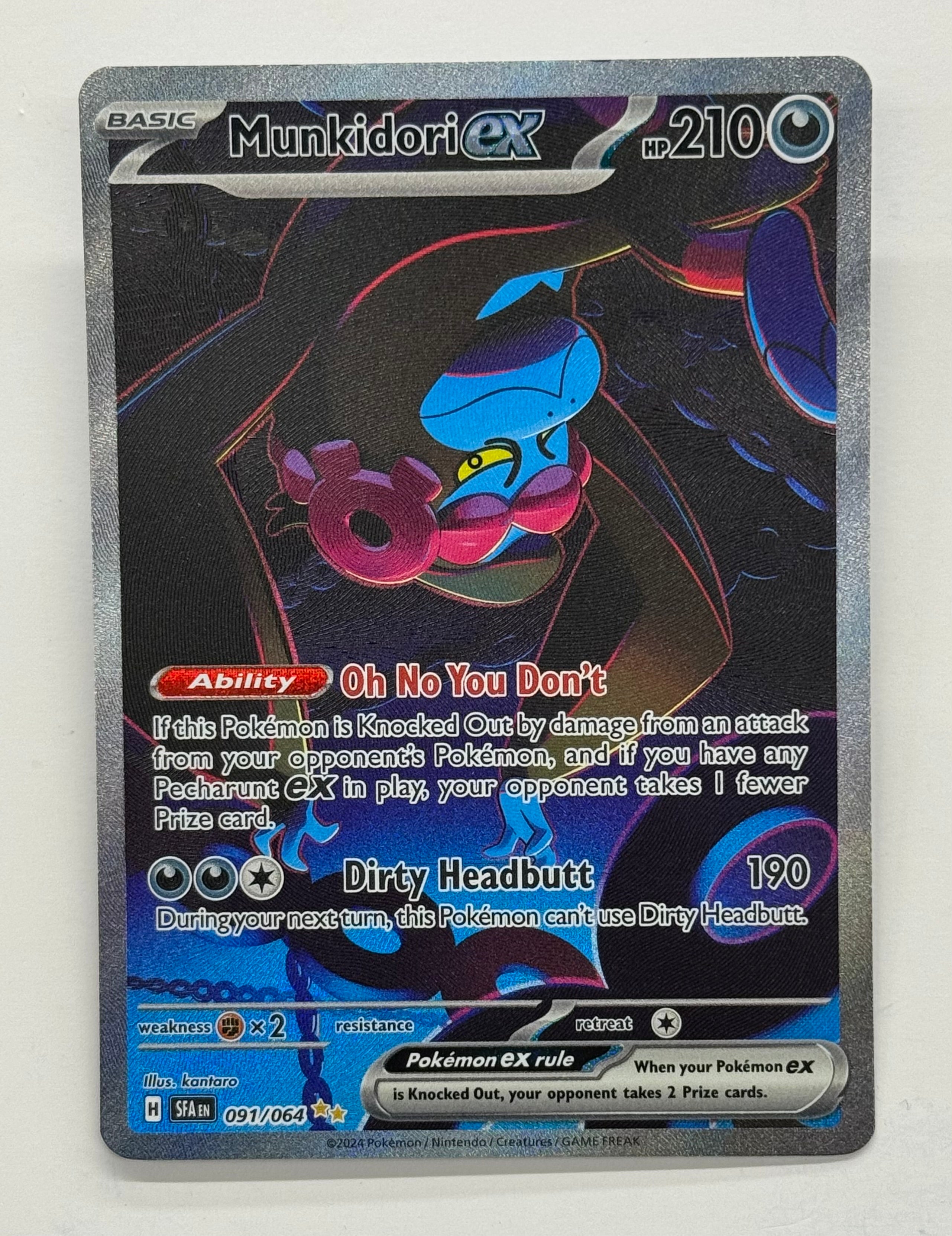 Pokémon TCG - Shrouded Fable Munkidori ex 091/064 NM