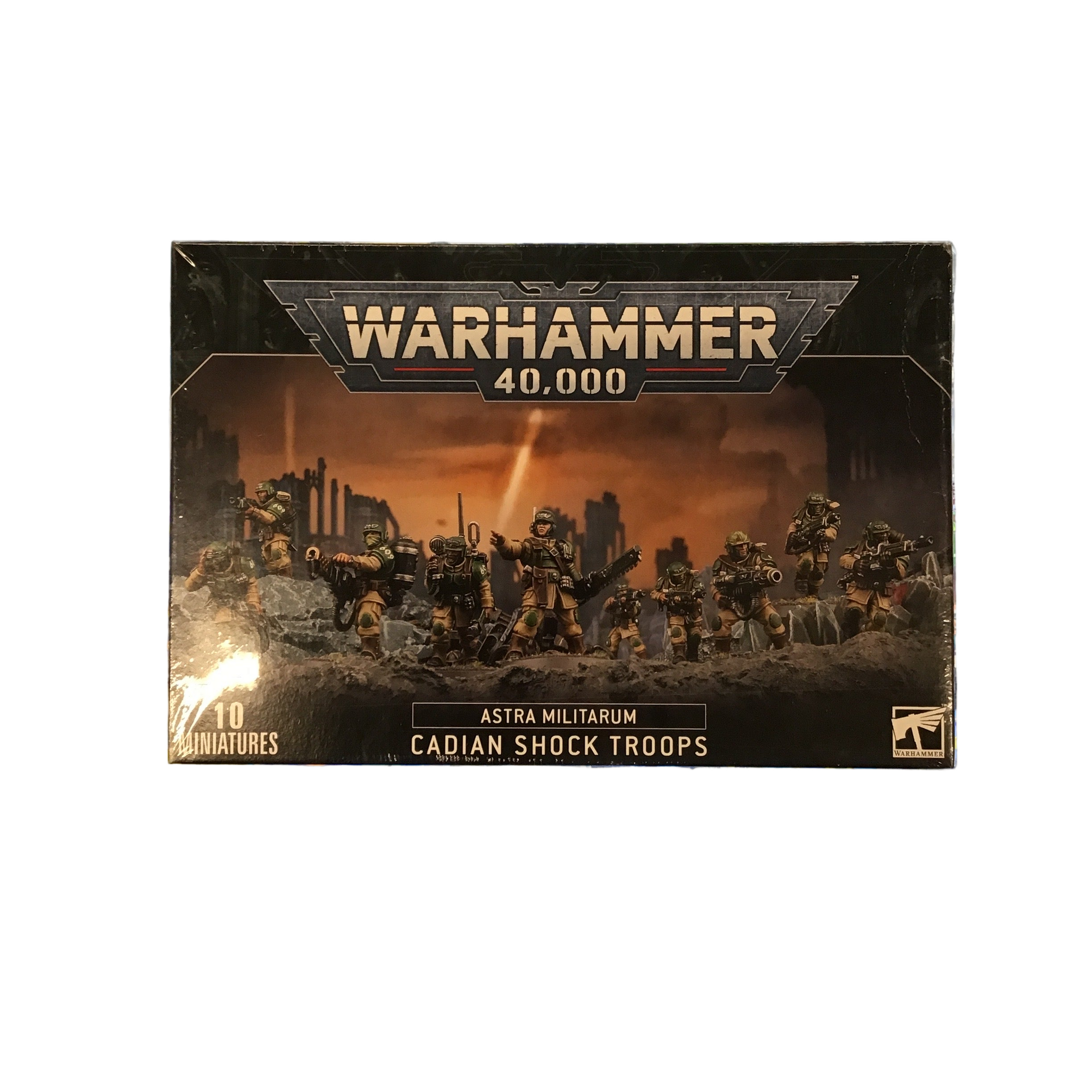 Unpainted Games Workshop Warhammer 40,000 Astra Militarium Cadian Shock Troops Miniatures