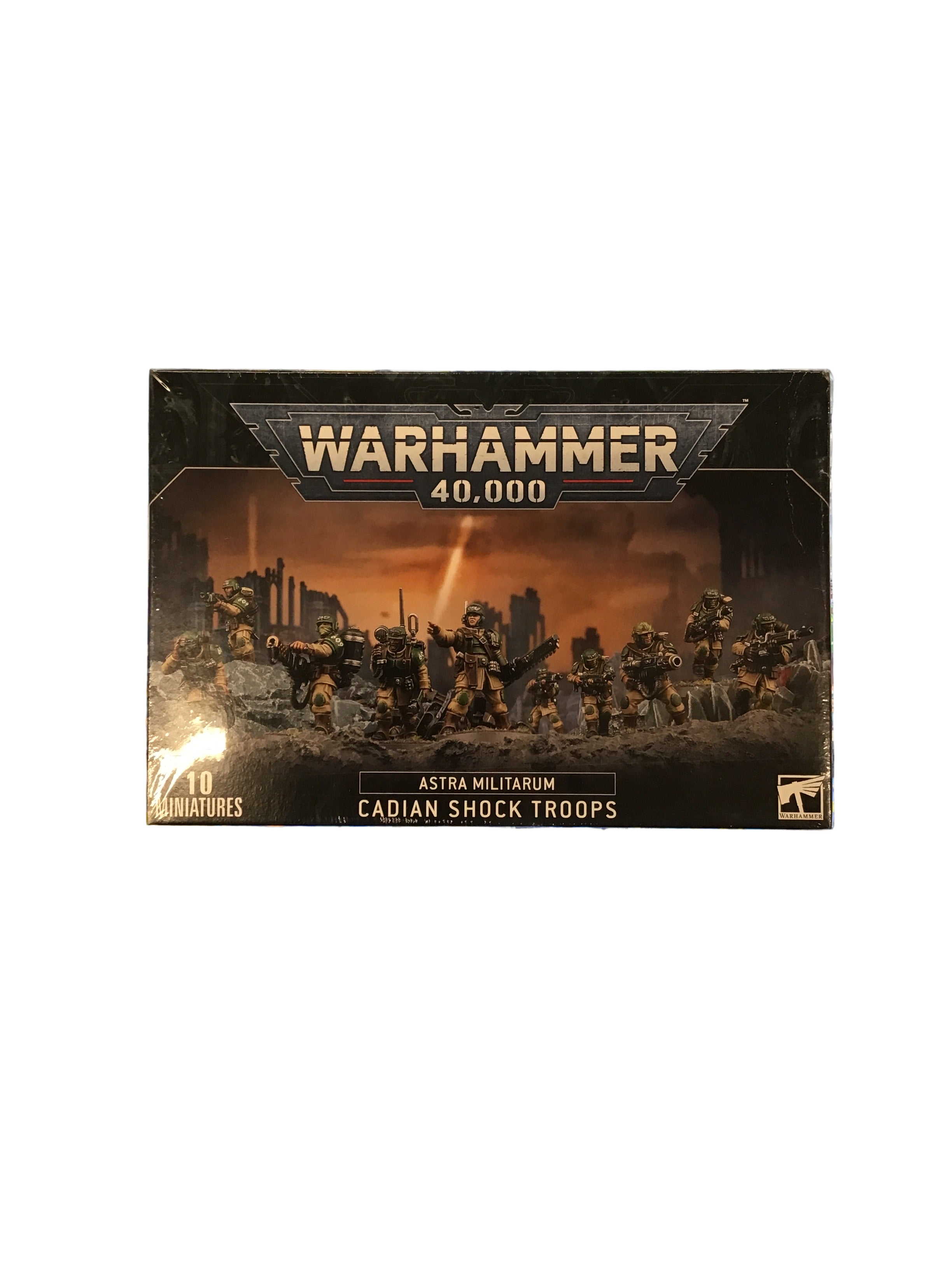 Unpainted Games Workshop Warhammer 40,000 Astra Militarium Cadian Shock Troops Miniatures