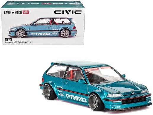 Kaido House Mini GT Honda Civic (EF) Kaido Works V1 1:64 Scale Diecast Car #126