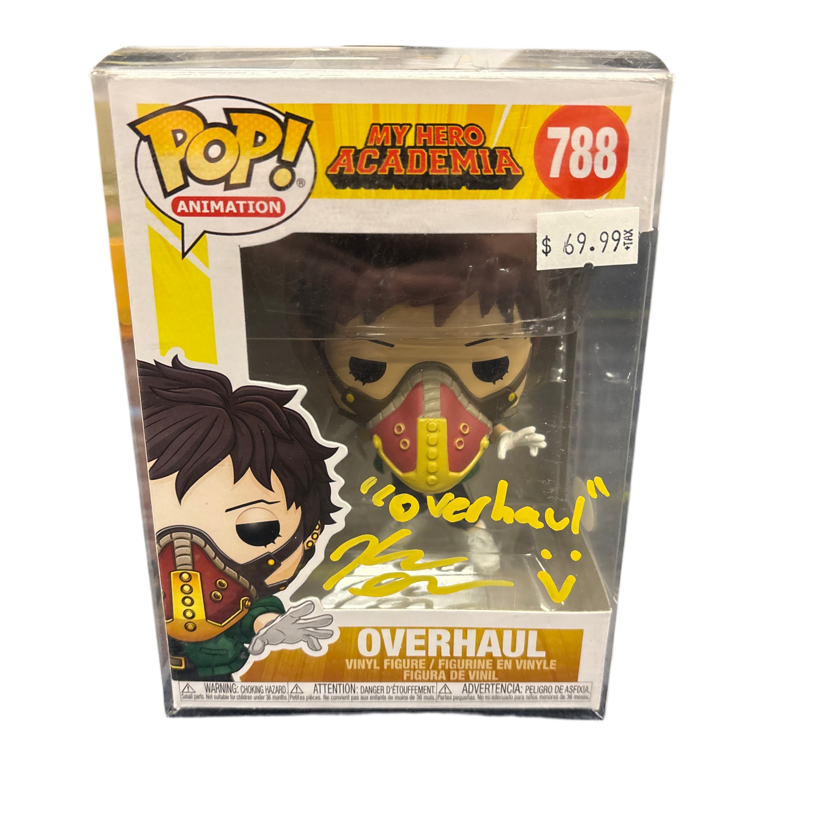 SIGNED Funko Pop! Animation My Hero Academia Overhaul #788