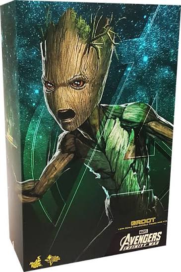 Hot Toys Movie Masterpiece Marvel Avengers Infinity War Groot 1/6th Scale Collectible Action Figure