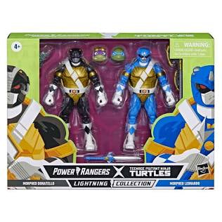 Neca Power Rangers x Teenage Mutant Ninja Turtles Lightning Collection Morphed Donatello & Morphed Leonardo 2 Pack