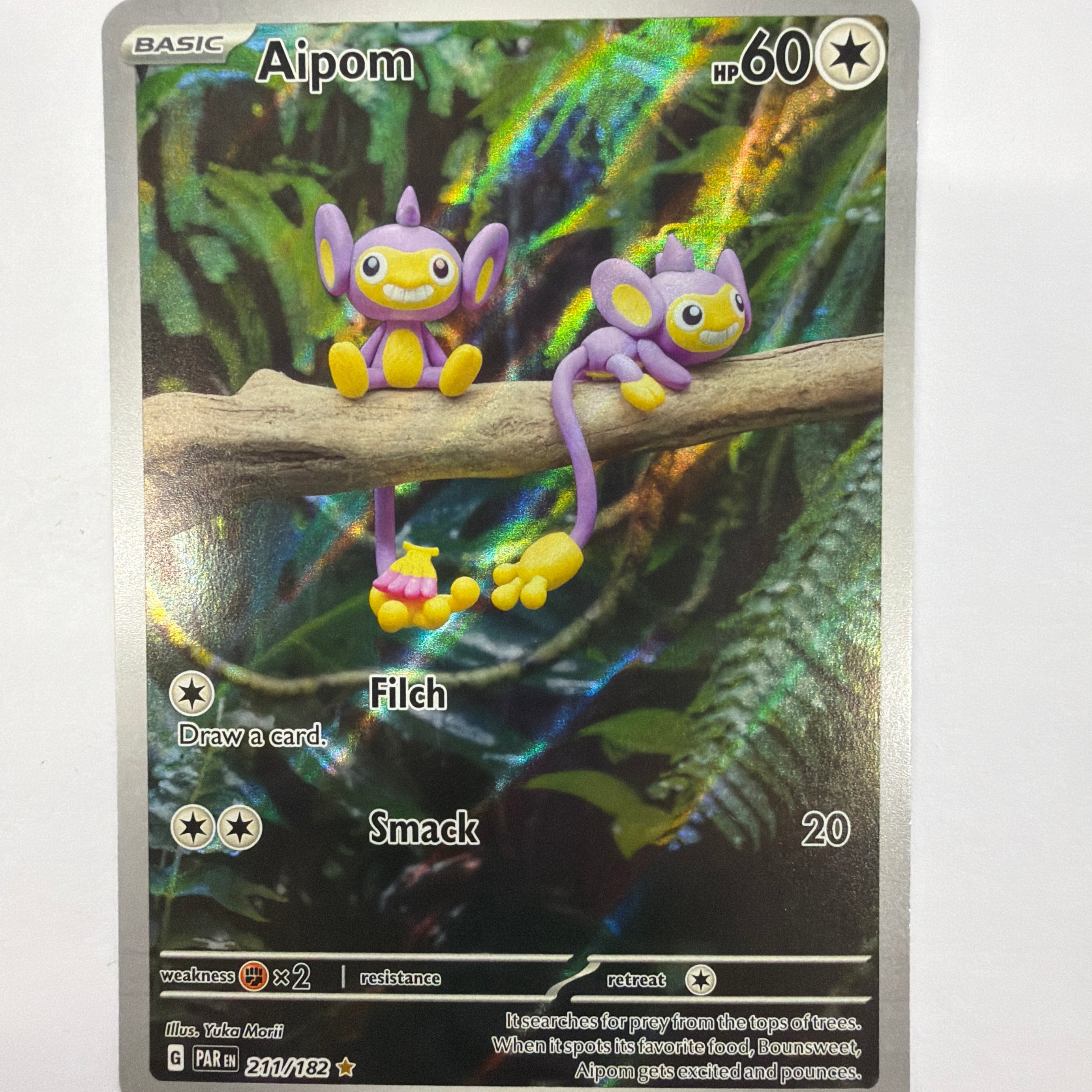 Pokémon TCG - Paradox Rift Aipom  211/182 NM