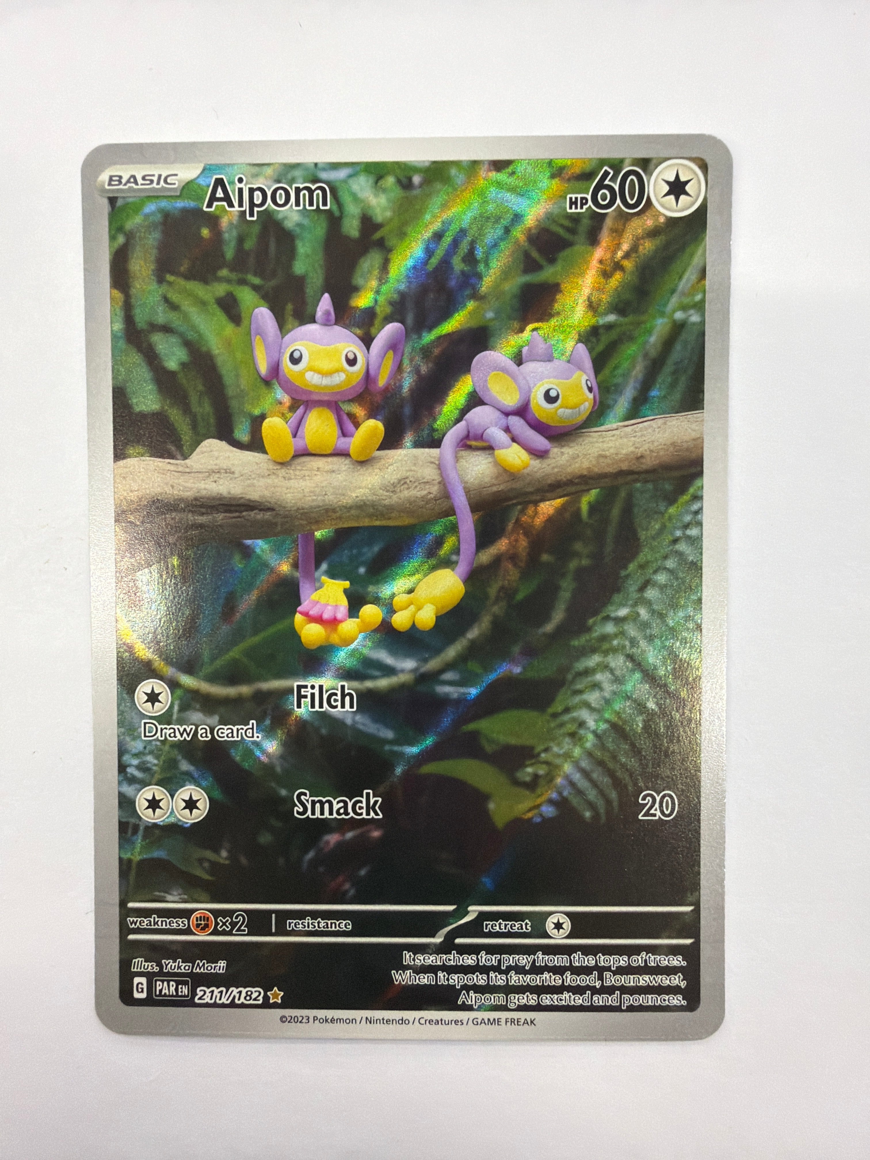 Pokémon TCG - Paradox Rift Aipom  211/182 NM