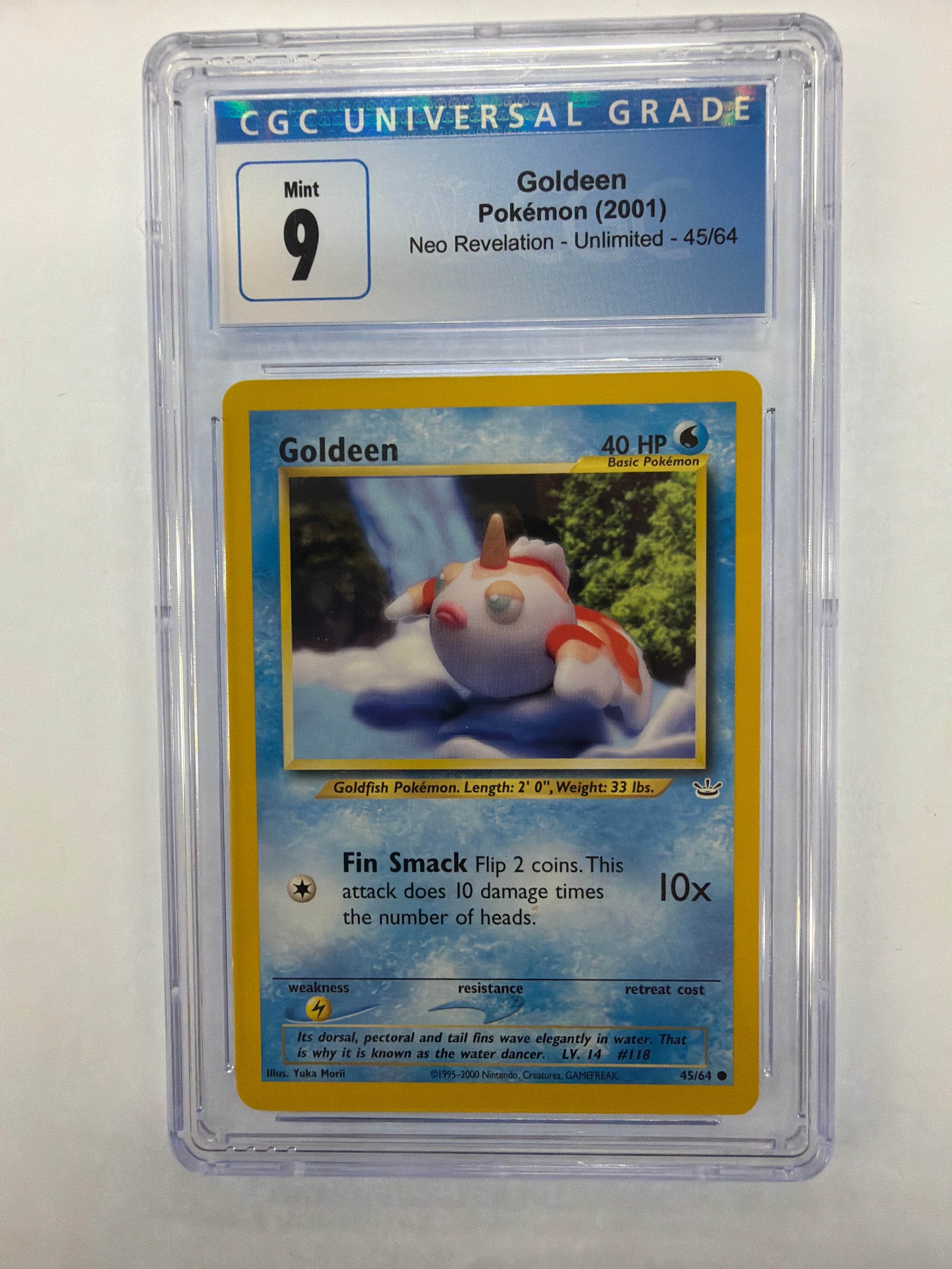 Pokémon TCG - CGC Mint 9 Neo Revelation Unlimited Goldeen 45/64