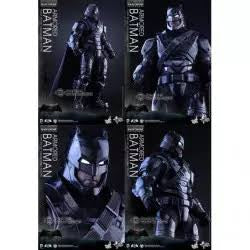 Sideshow Exclusive Hot Toys Movie Masterpiece DC Batman Vs Superman Dawn of Justice Armored Batman Black Chrome Version MMS356 1/6 Scale Action Figure