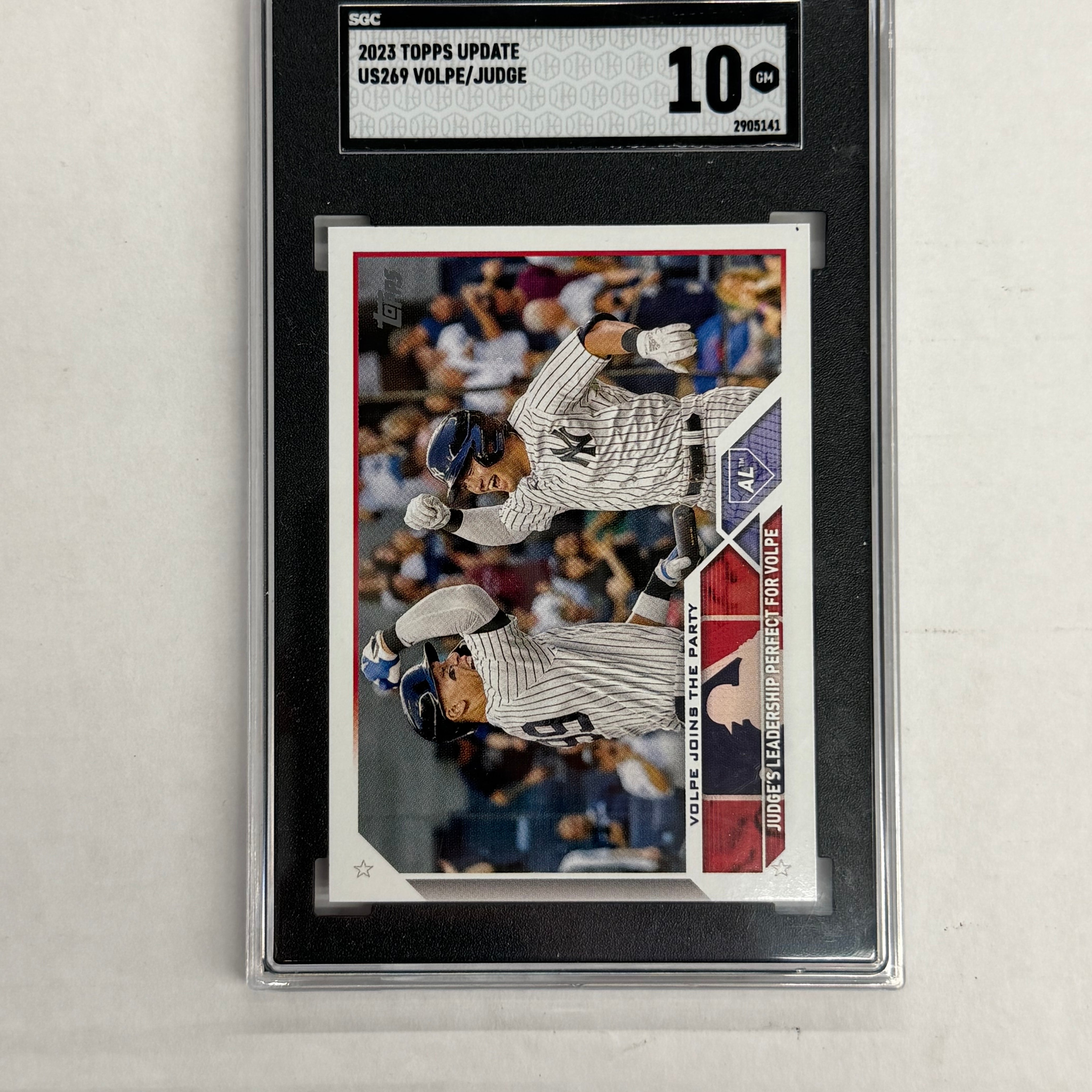 2023 Topps Update SGC 10 GM Veteran Combos Judge/Volpe #US269