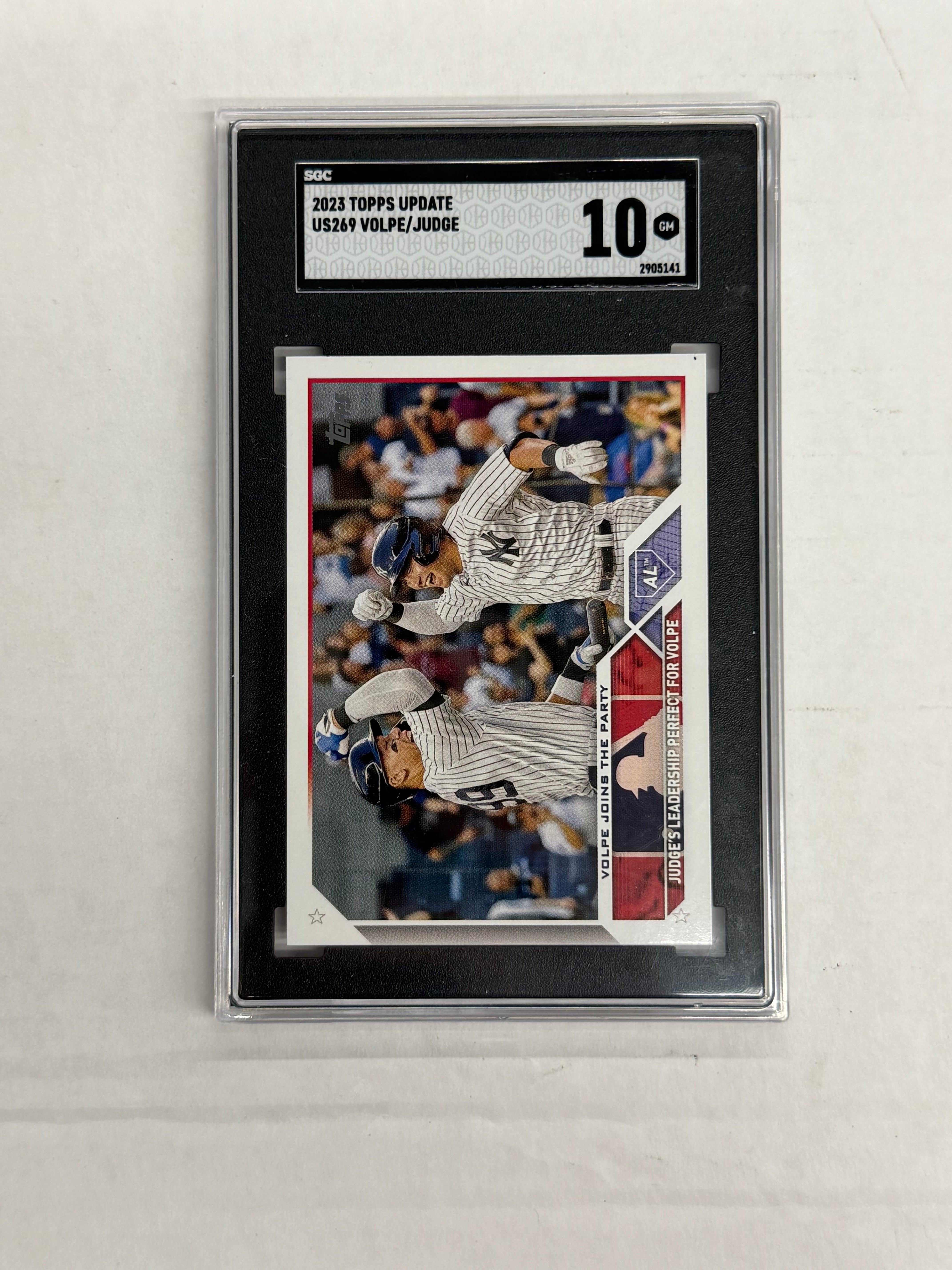 2023 Topps Update SGC 10 GM Veteran Combos Judge/Volpe #US269