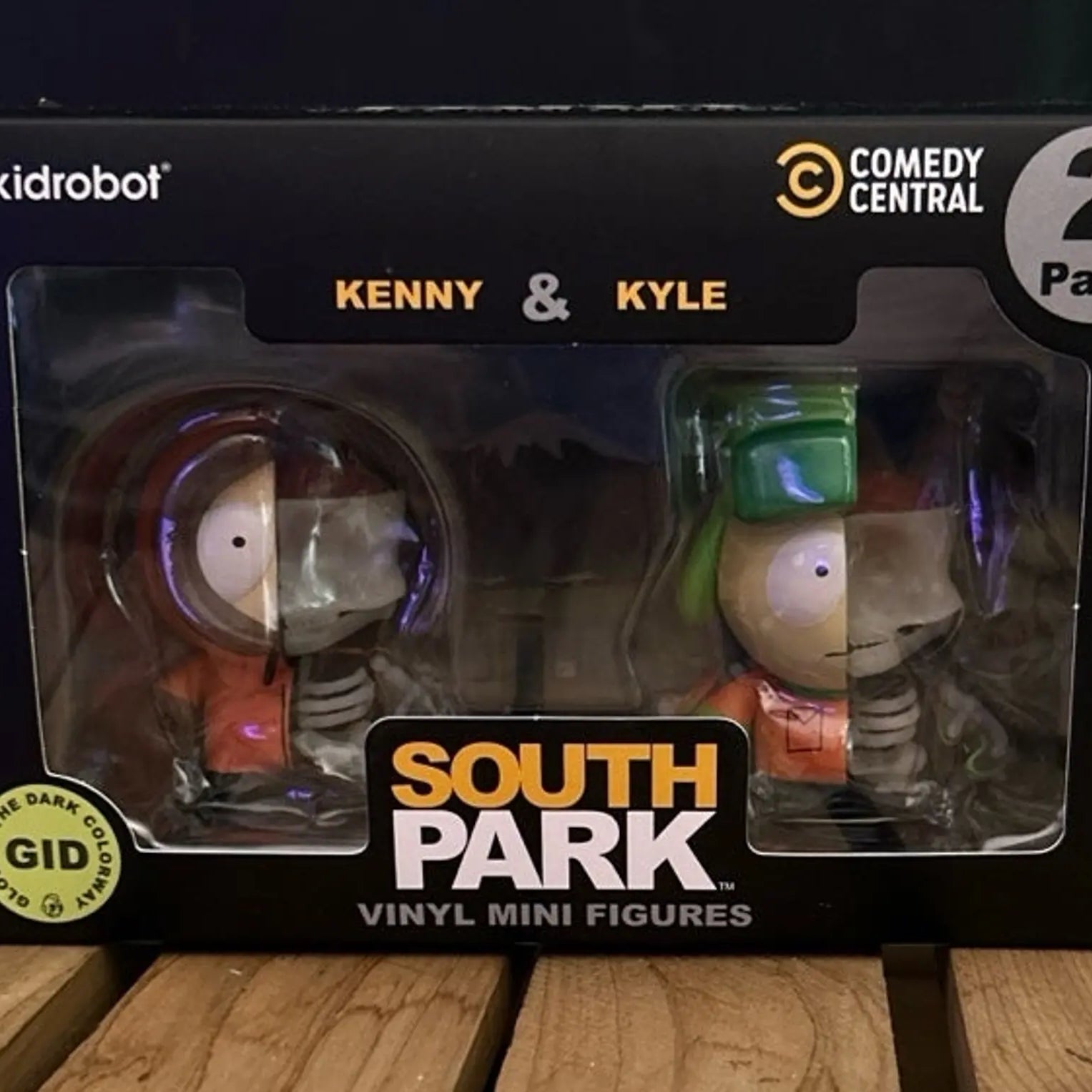 Kid Robot South Park Kenny And Kyle Vinyl Mini Figures 2 Pack